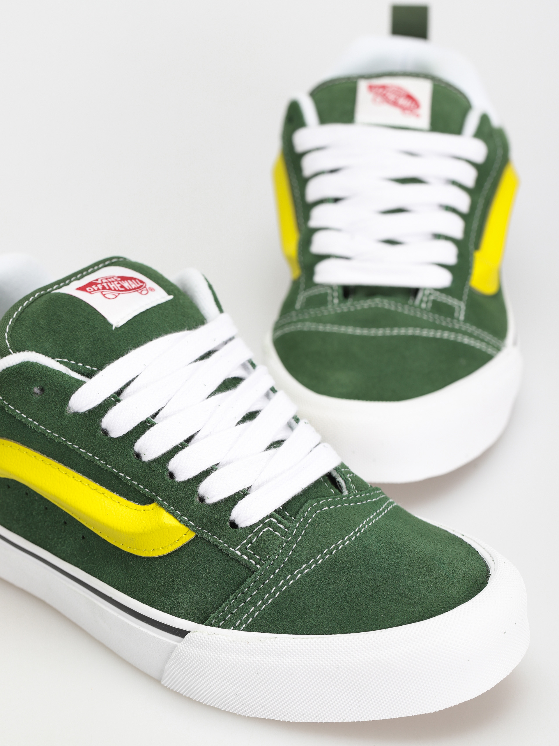 Boty Vans Knu Skool (green/true white)