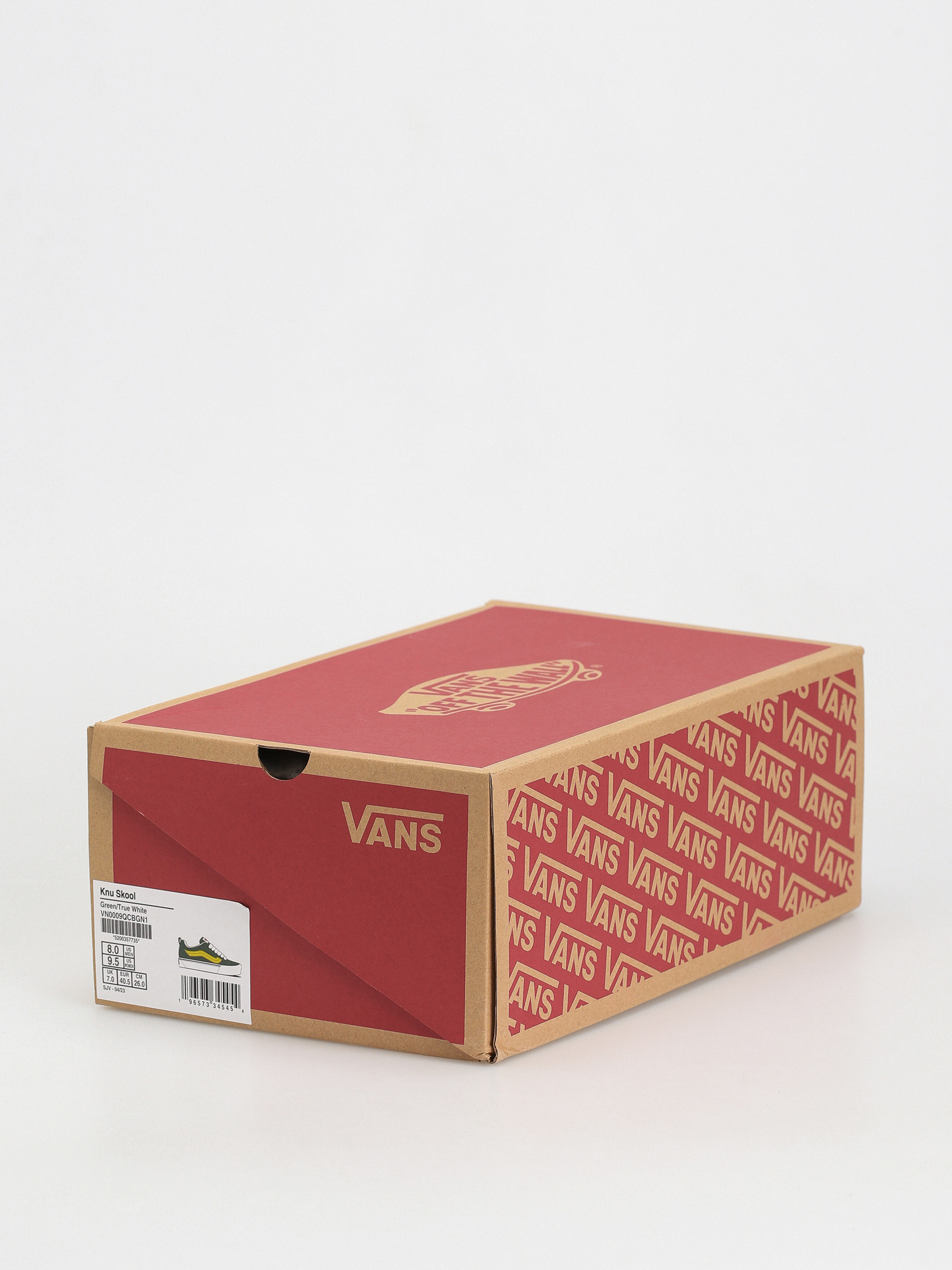 Boty Vans Knu Skool (green/true white)