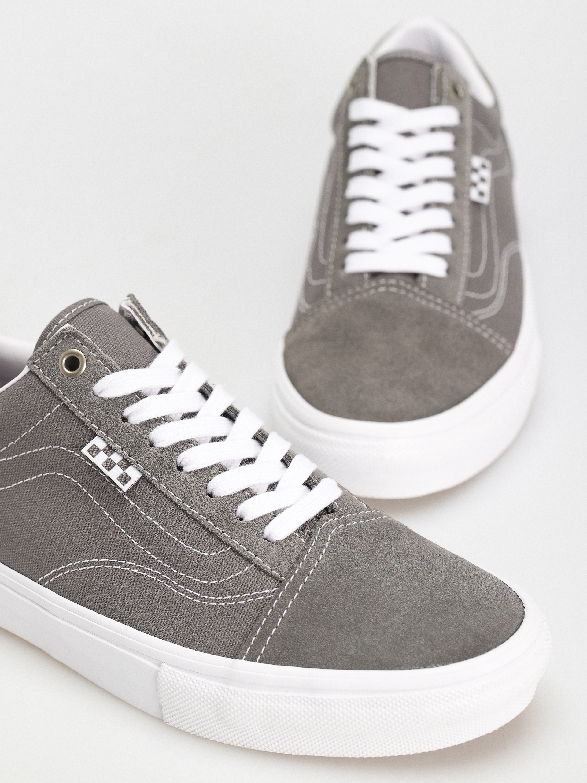 Boty Vans Skate Old Skool (pewter/true white)