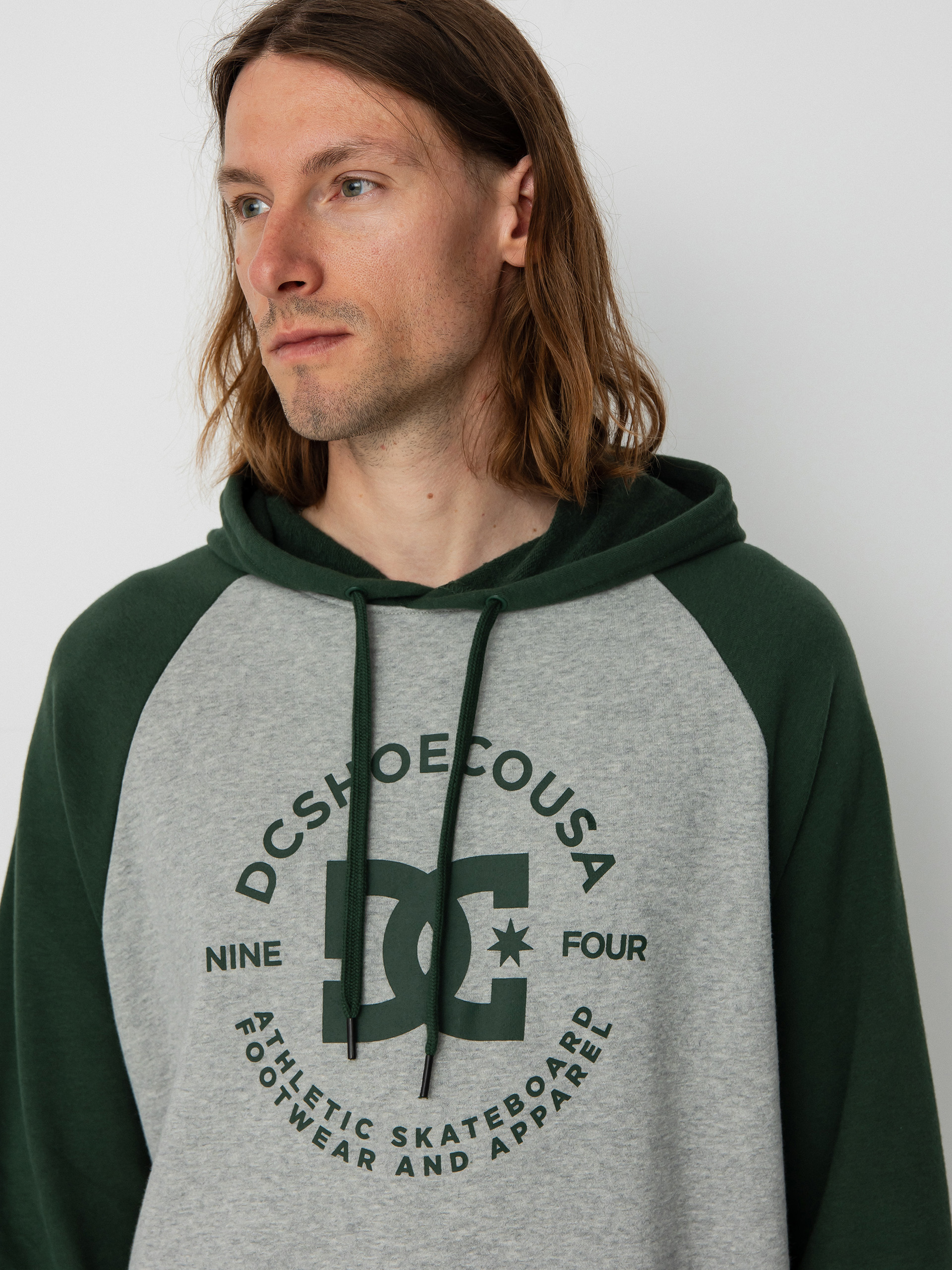 Mikina DC Star Pilot Raglan HD (heather grey/symr)