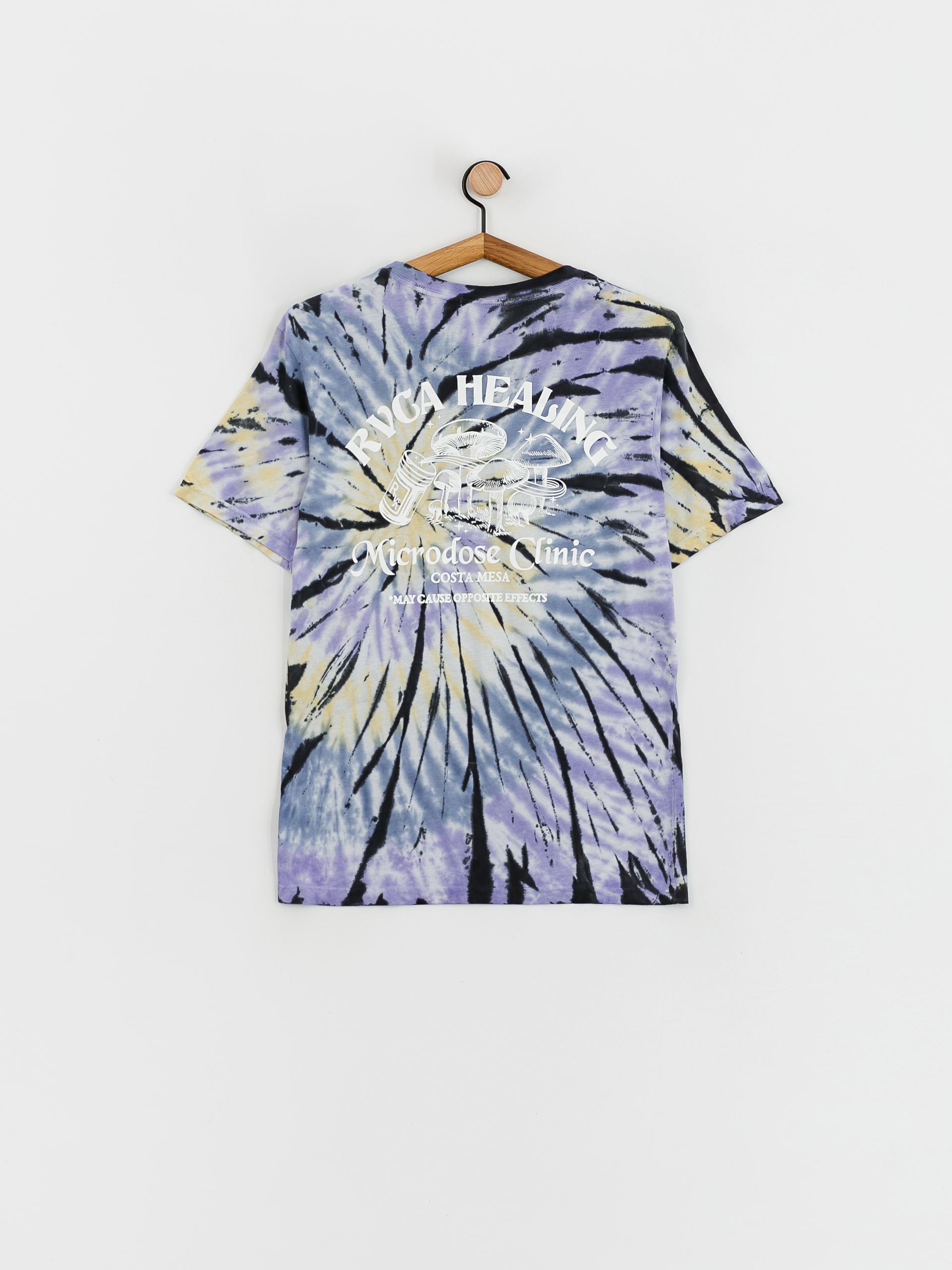 Tričko RVCA Healingclinic (wineberry/solid)