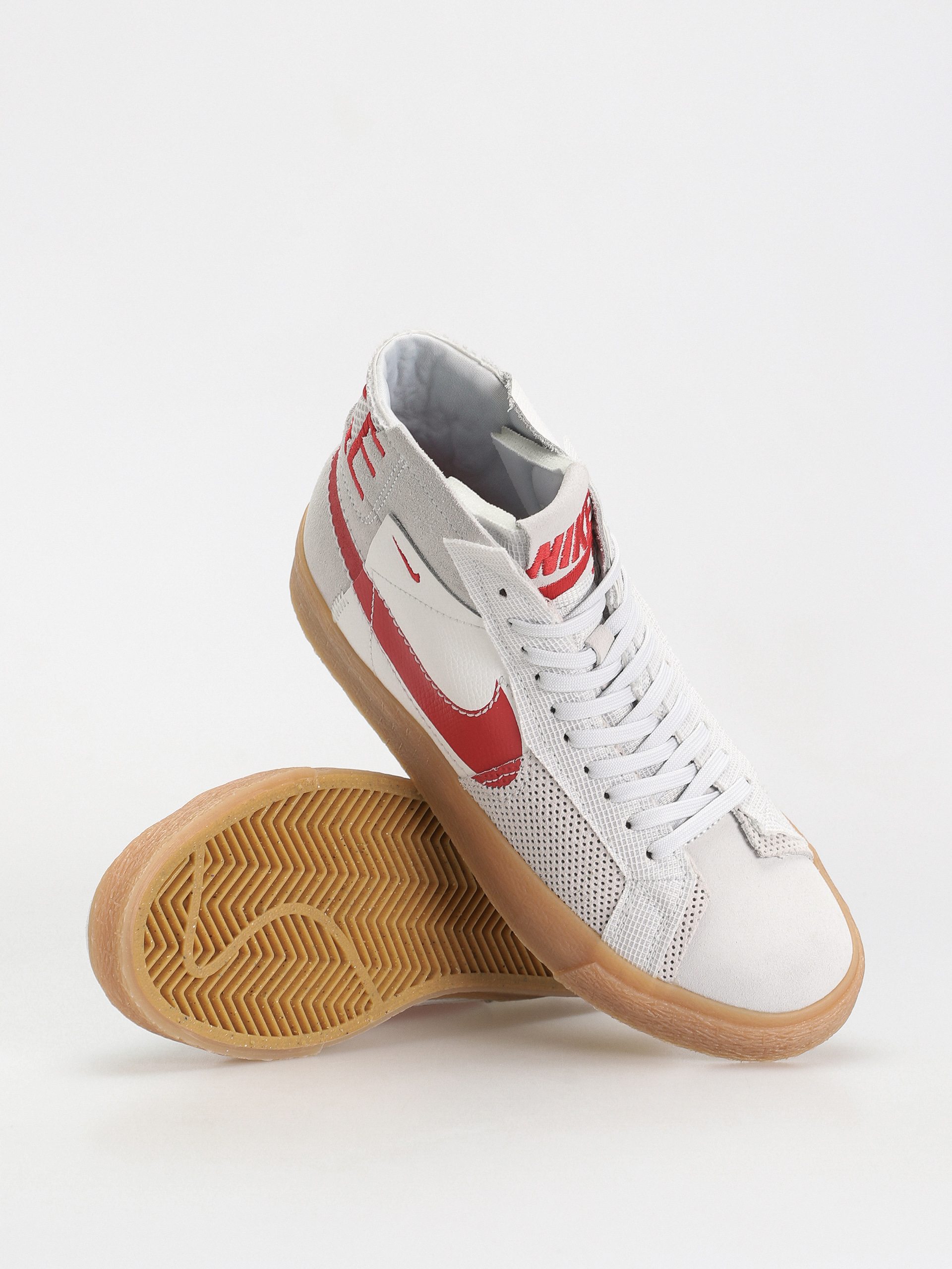 Boty Nike SB Zoom Blazer Mid Prm (summit white/university red)