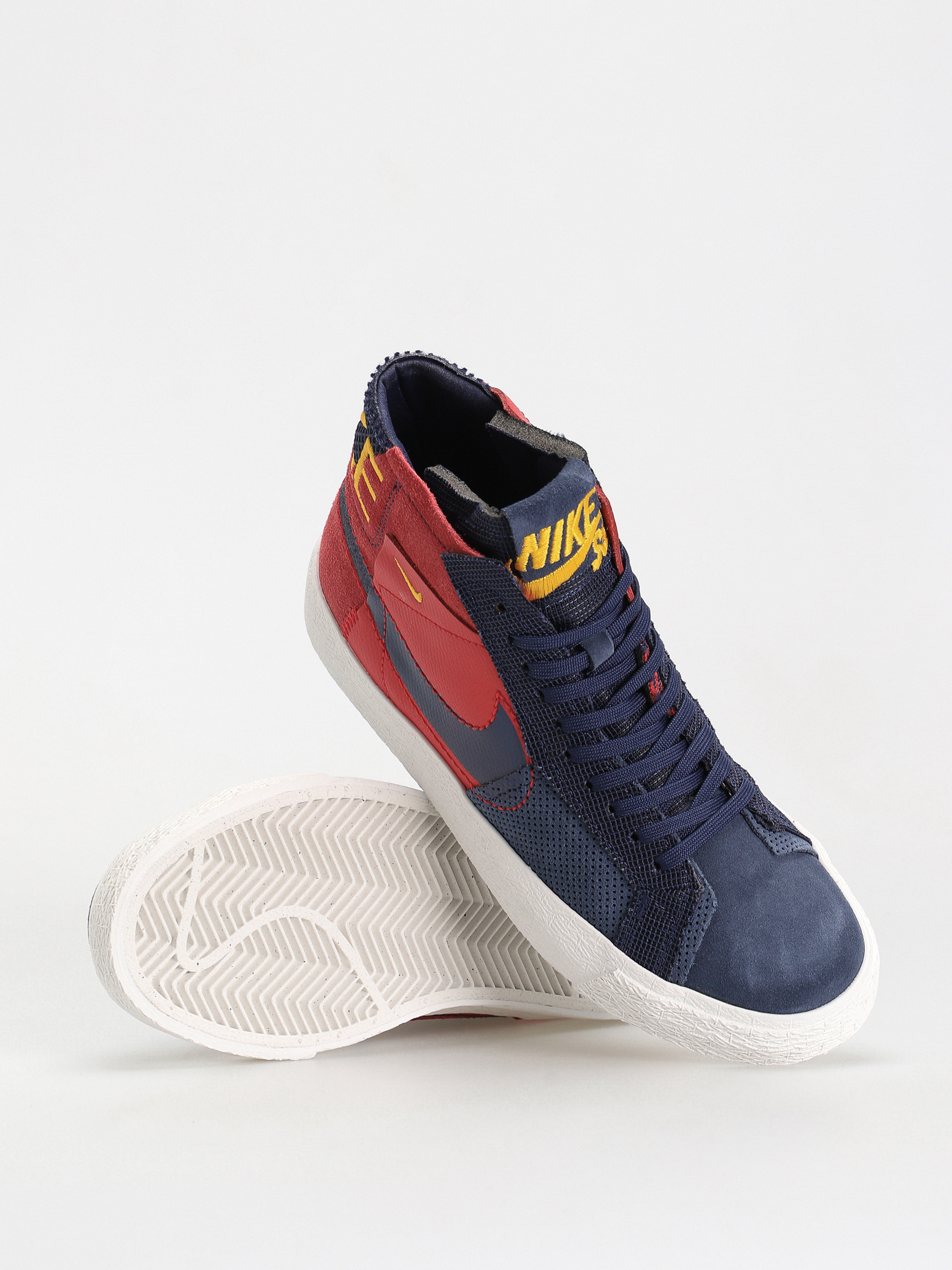 Boty Nike SB Zoom Blazer Mid Prm (university red/midnight navy)