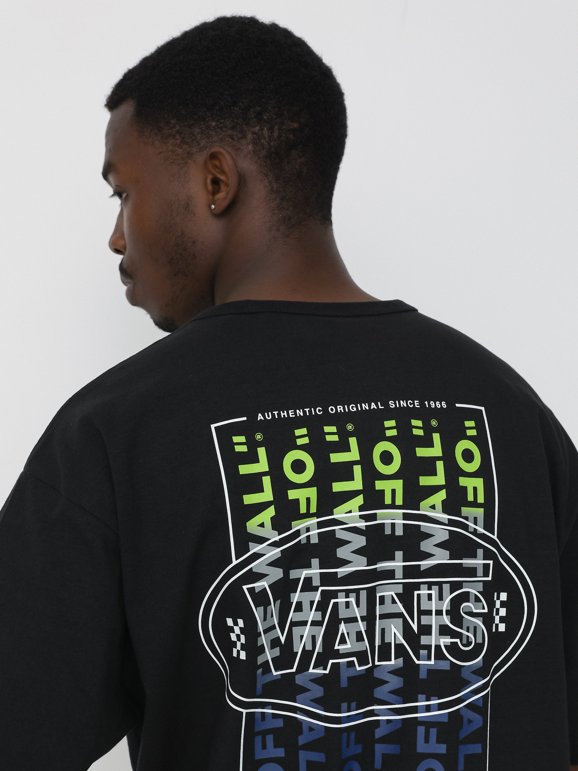 Tričko Vans Off The Wall Repeat Dna Logo (black)