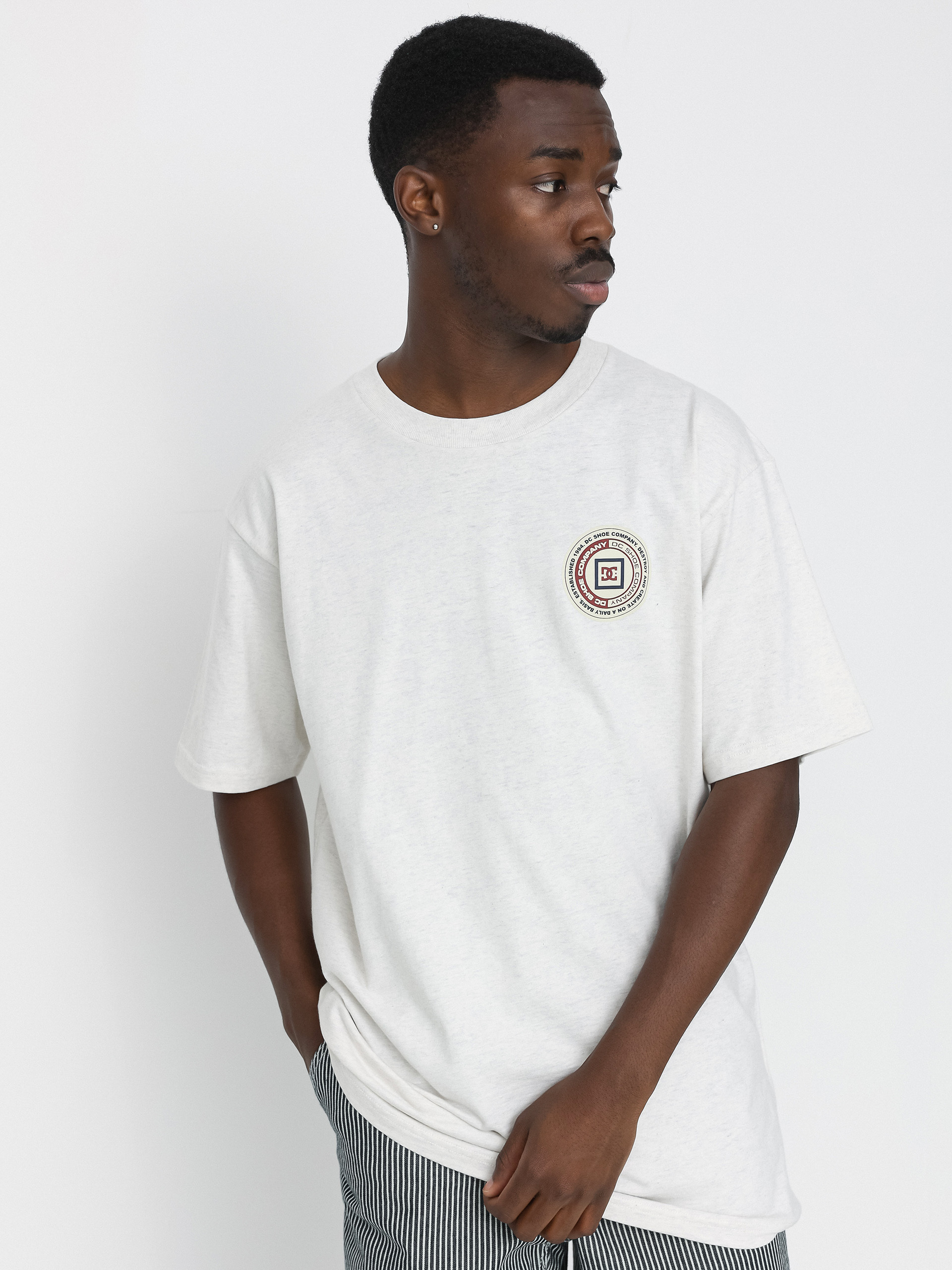 Tričko DC Old Head (snow heather)