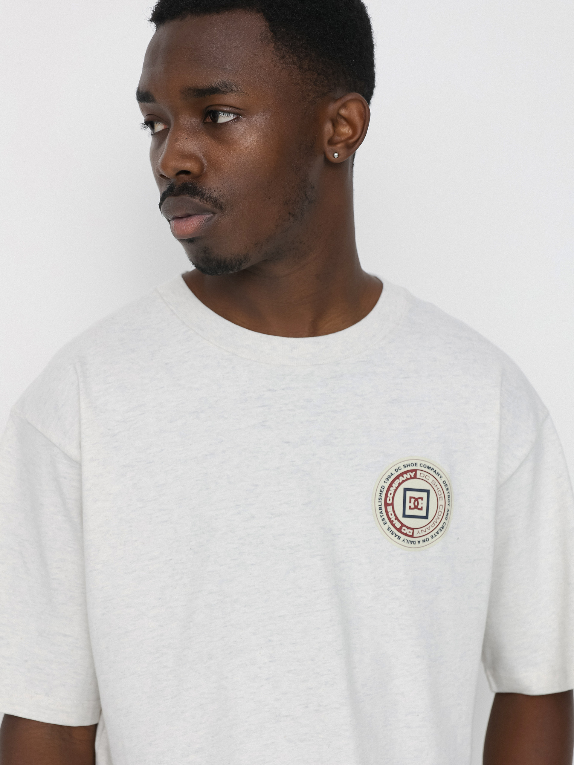 Tričko DC Old Head (snow heather)