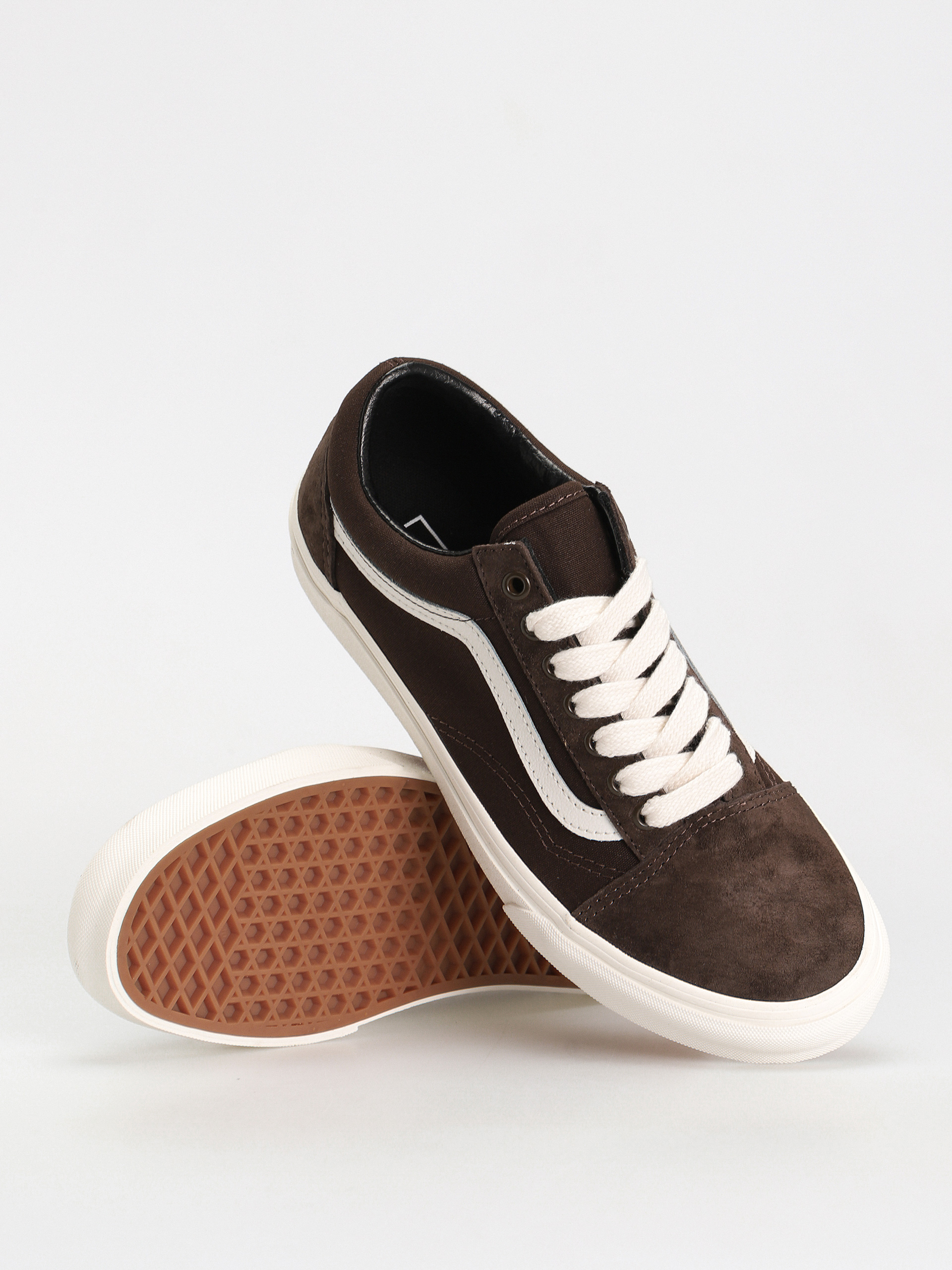 Boty Vans Old Skool (oversized lace brown/black)