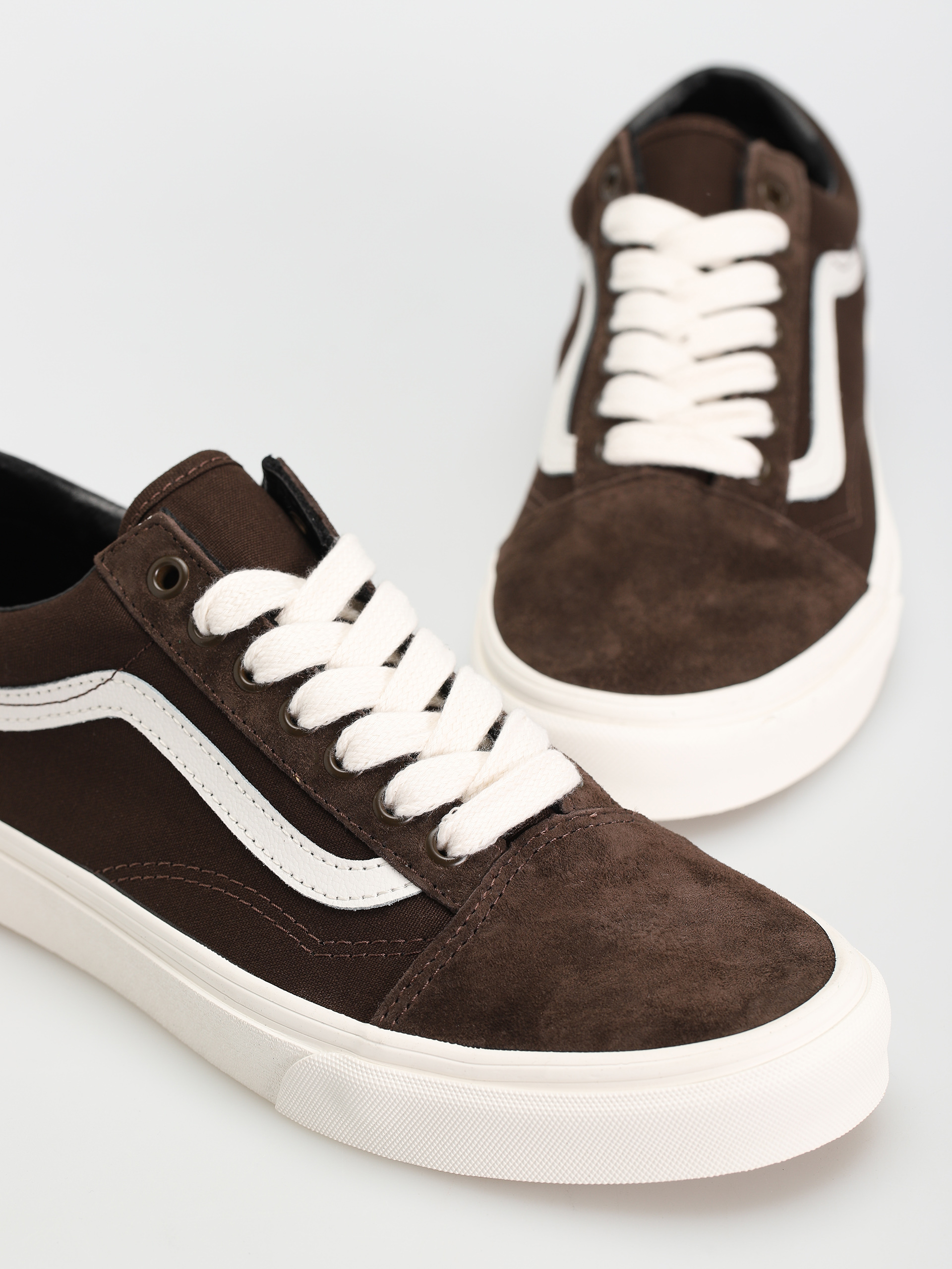 Boty Vans Old Skool (oversized lace brown/black)