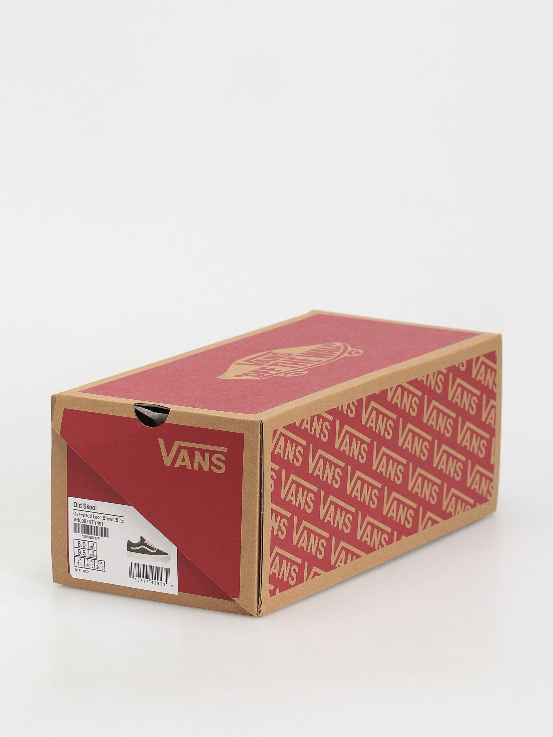 Boty Vans Old Skool (oversized lace brown/black)