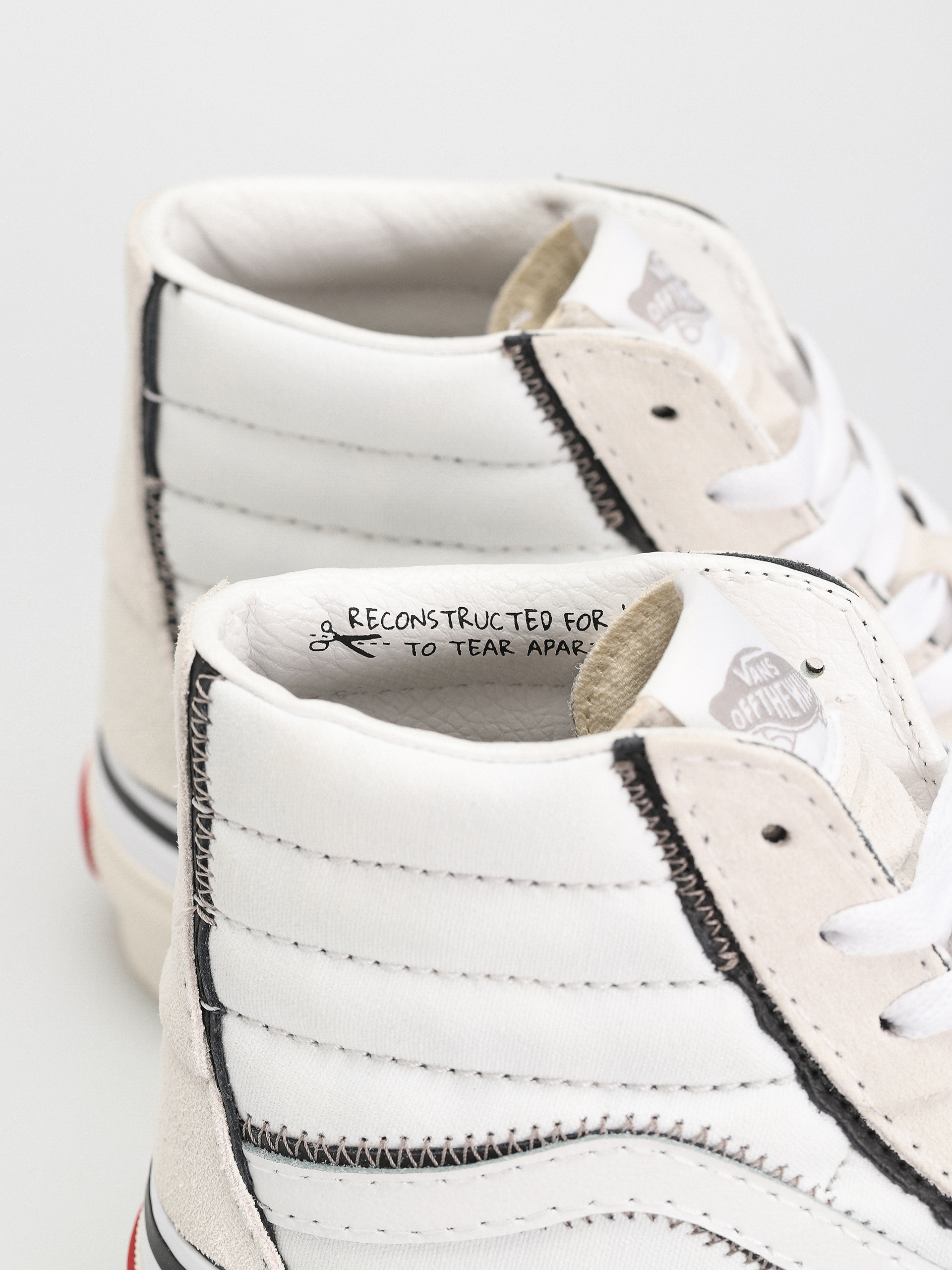 Boty Vans Sk8 Hi Reconstruct (true white)
