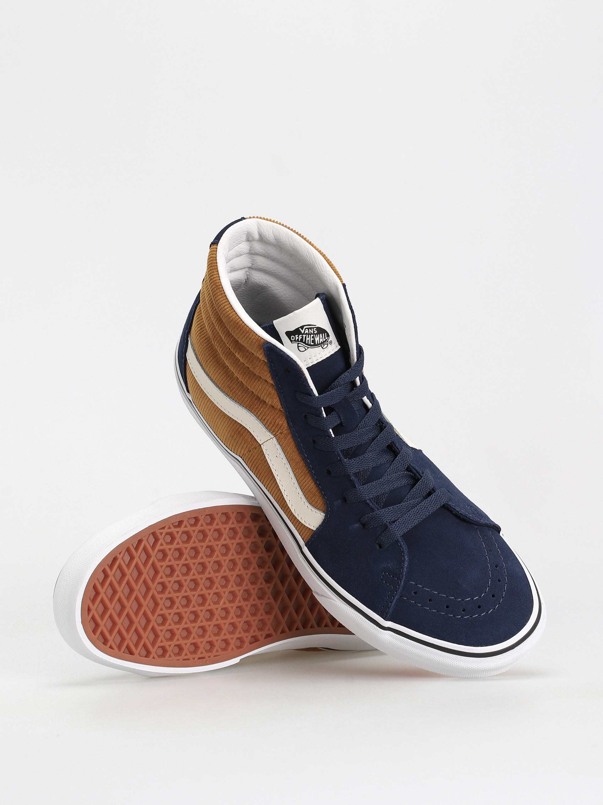 Boty Vans Sk8 Hi (mini cord blue/brown)