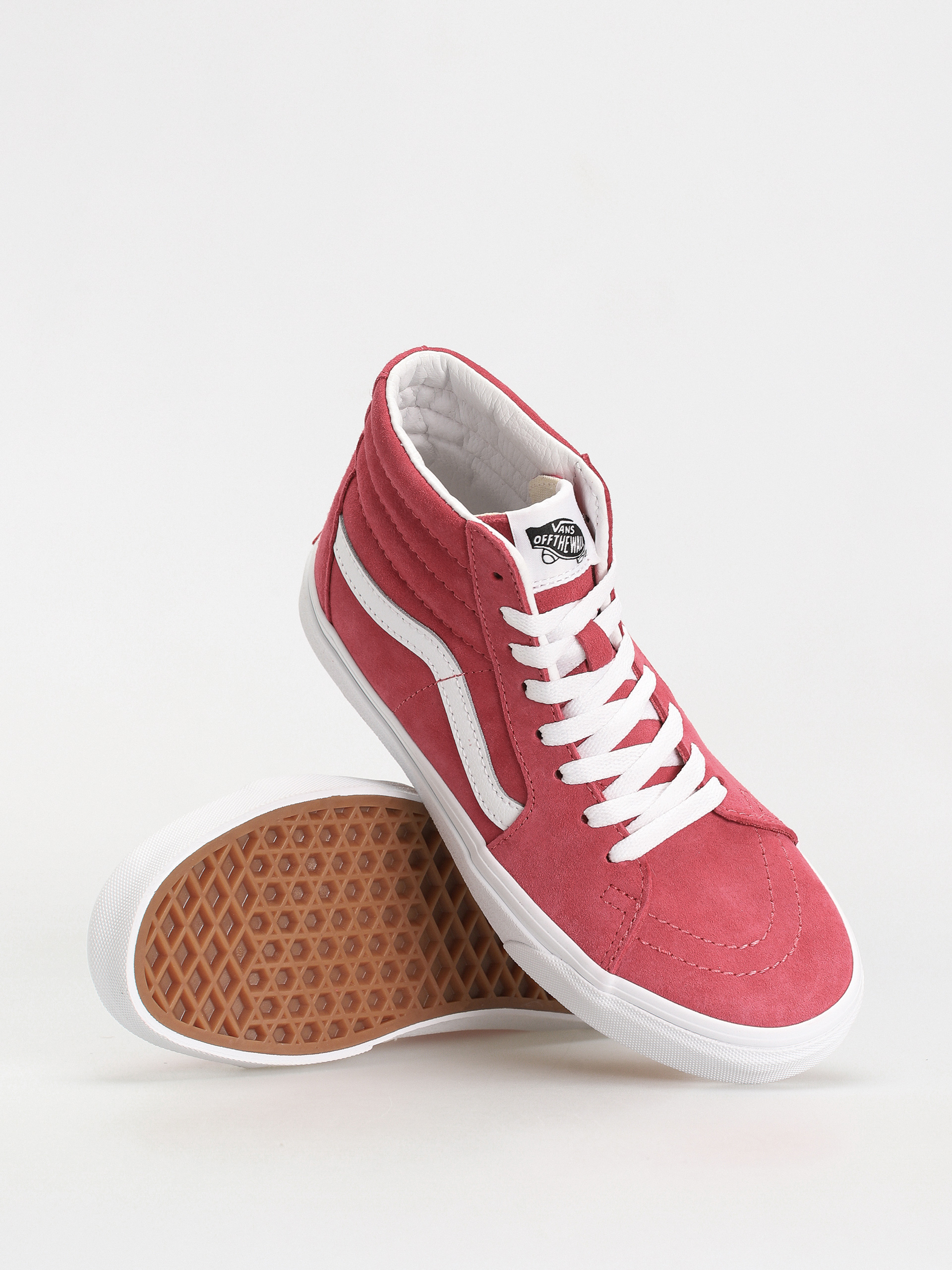 Boty Vans Sk8 Hi (pig suede holly berry)
