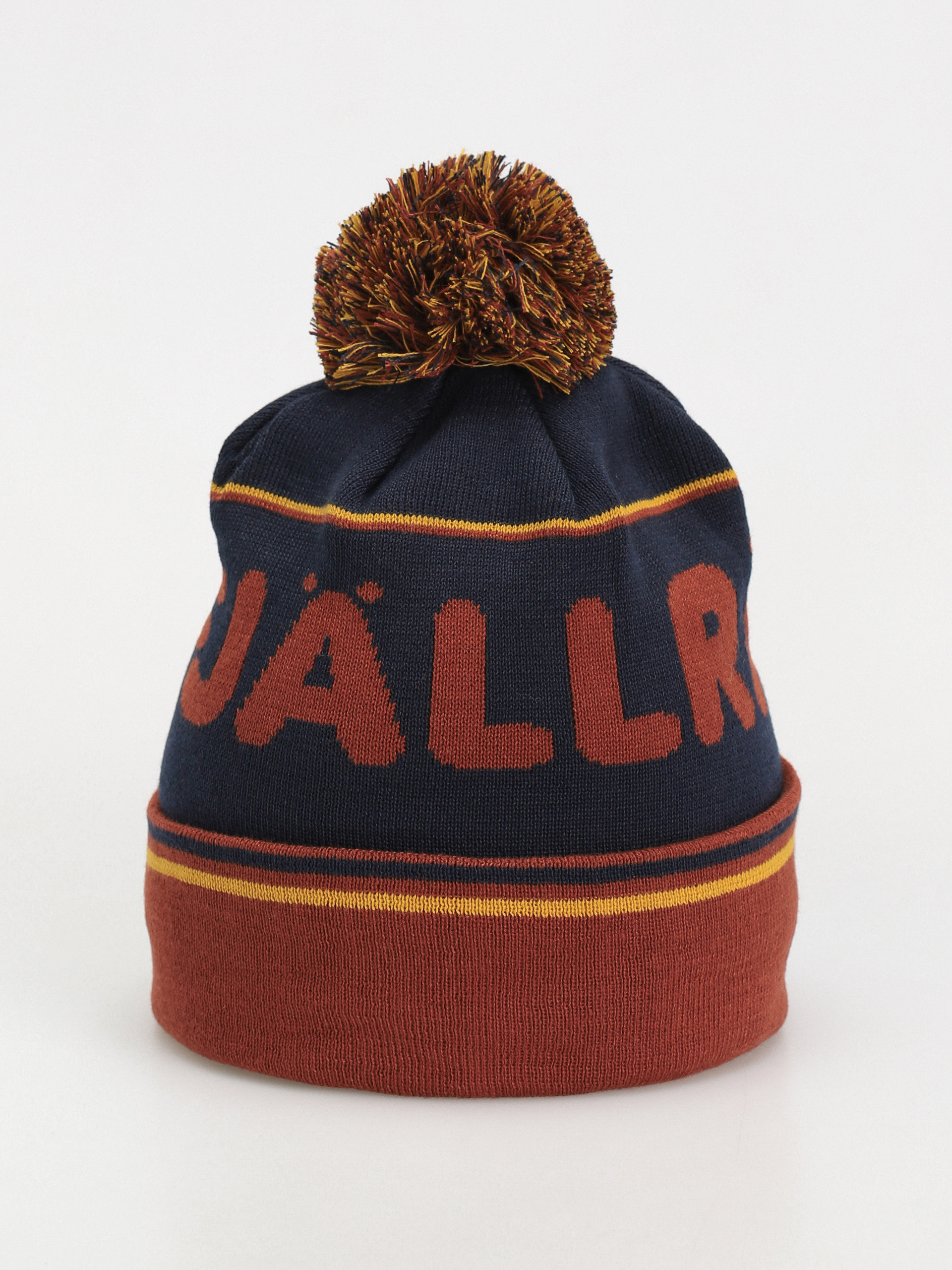 Čepice Fjallraven Pom (autumn leaf/dark navy)