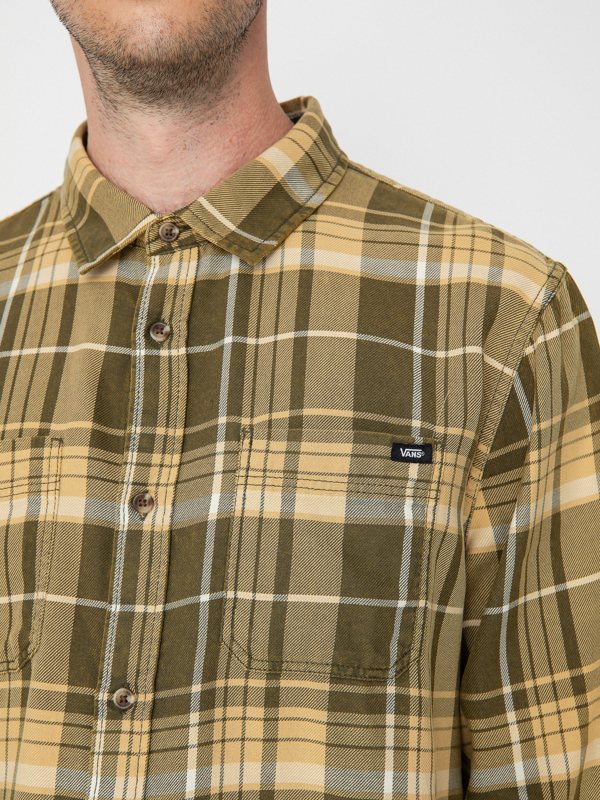 Košile Vans Peddington Ls Woven (grape leaf/taos taupe)