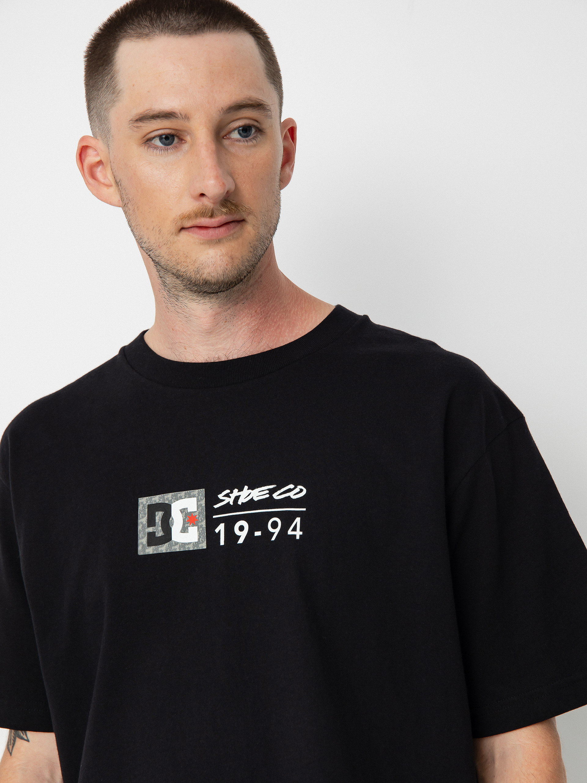 Tričko DC Split Star (black/greystone)