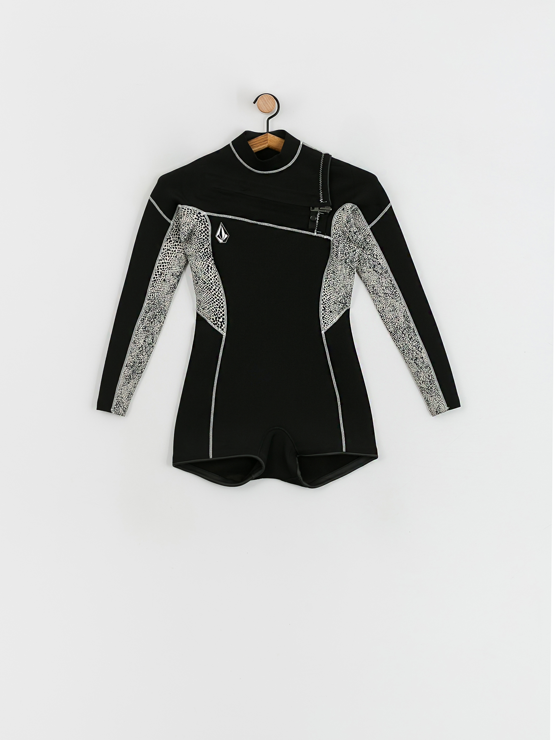 Plavky Volcom Pianka surfingowa 2Mm Chest Zip Ls Springsuit Wmn