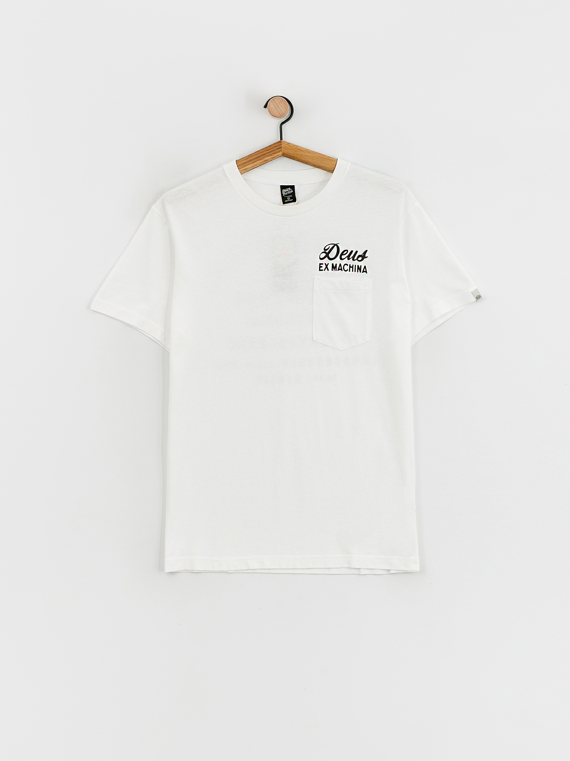 Tričko Deus Ex Machina Berlin Address Pocket (white)