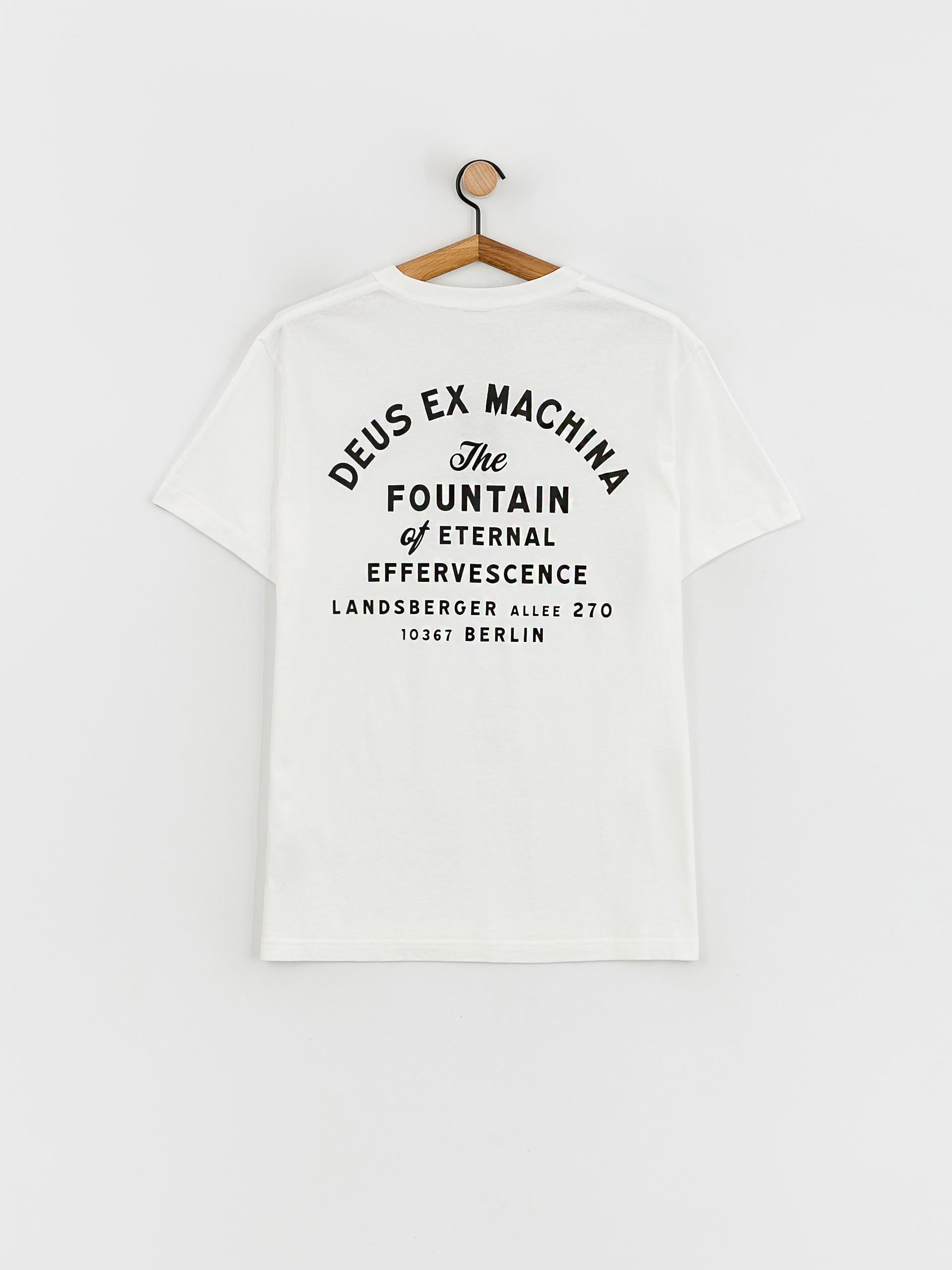 Tričko Deus Ex Machina Berlin Address Pocket (white)