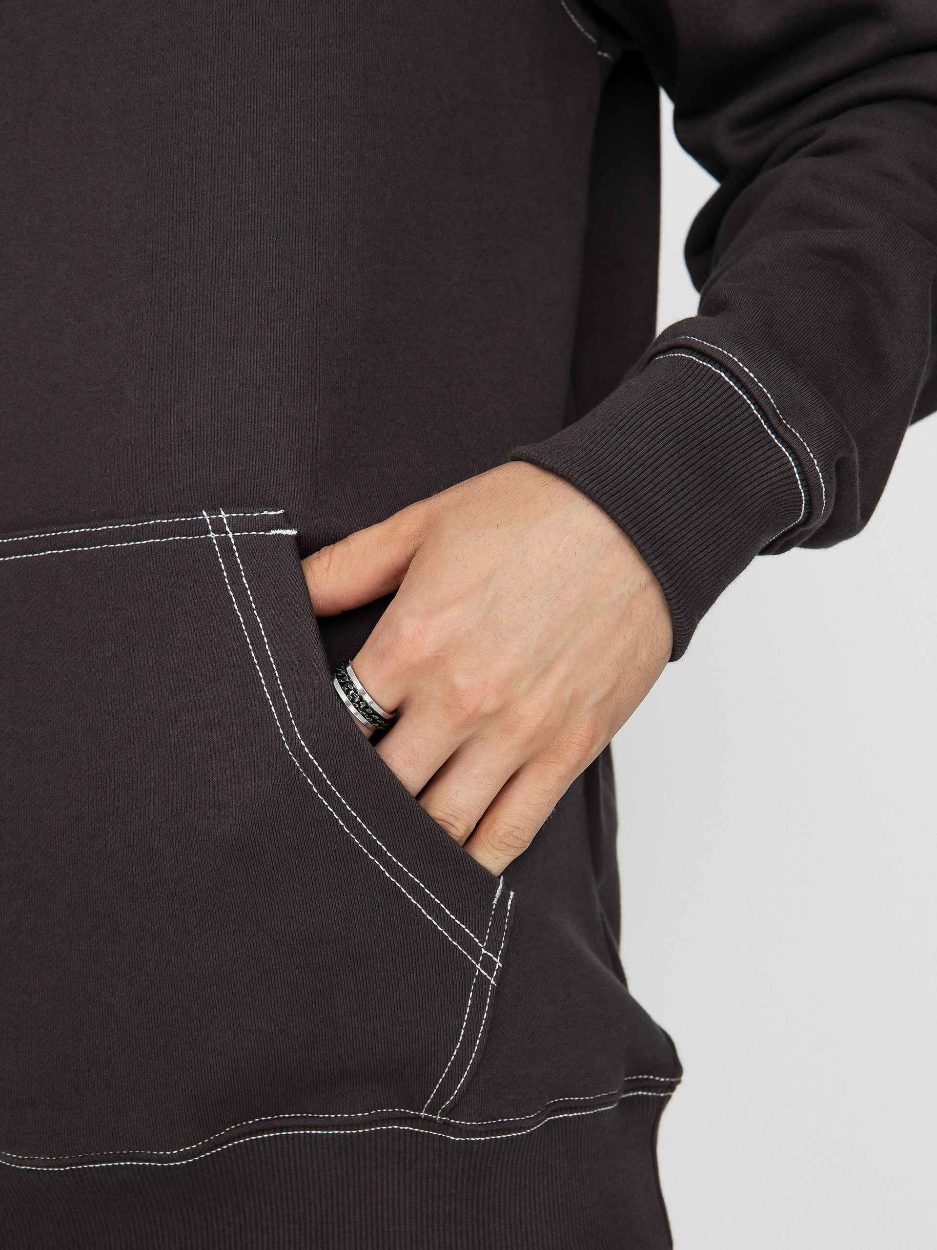 Mikina s kapucí Quiksilver The Original HD (black)