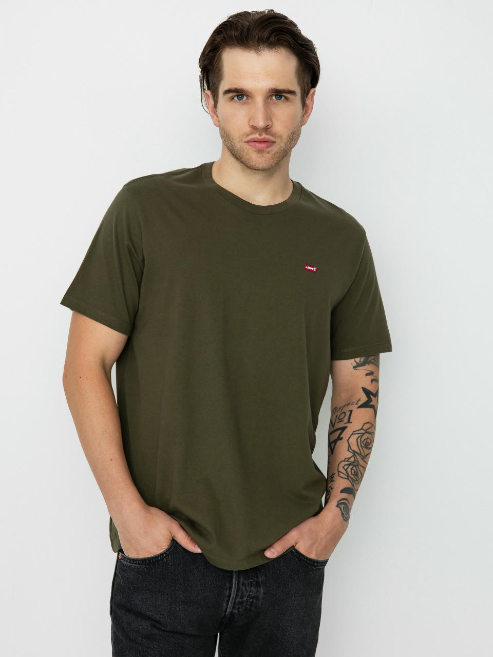 Tričko Levi's® Original Hm (olive night)