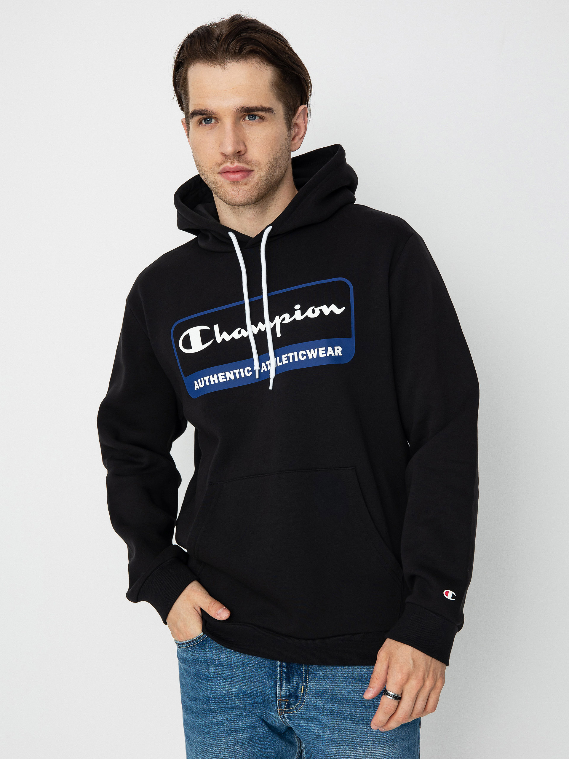 Mikina s kapucí Champion Legacy Hooded Sweatshirt 219161 HD (nbk)