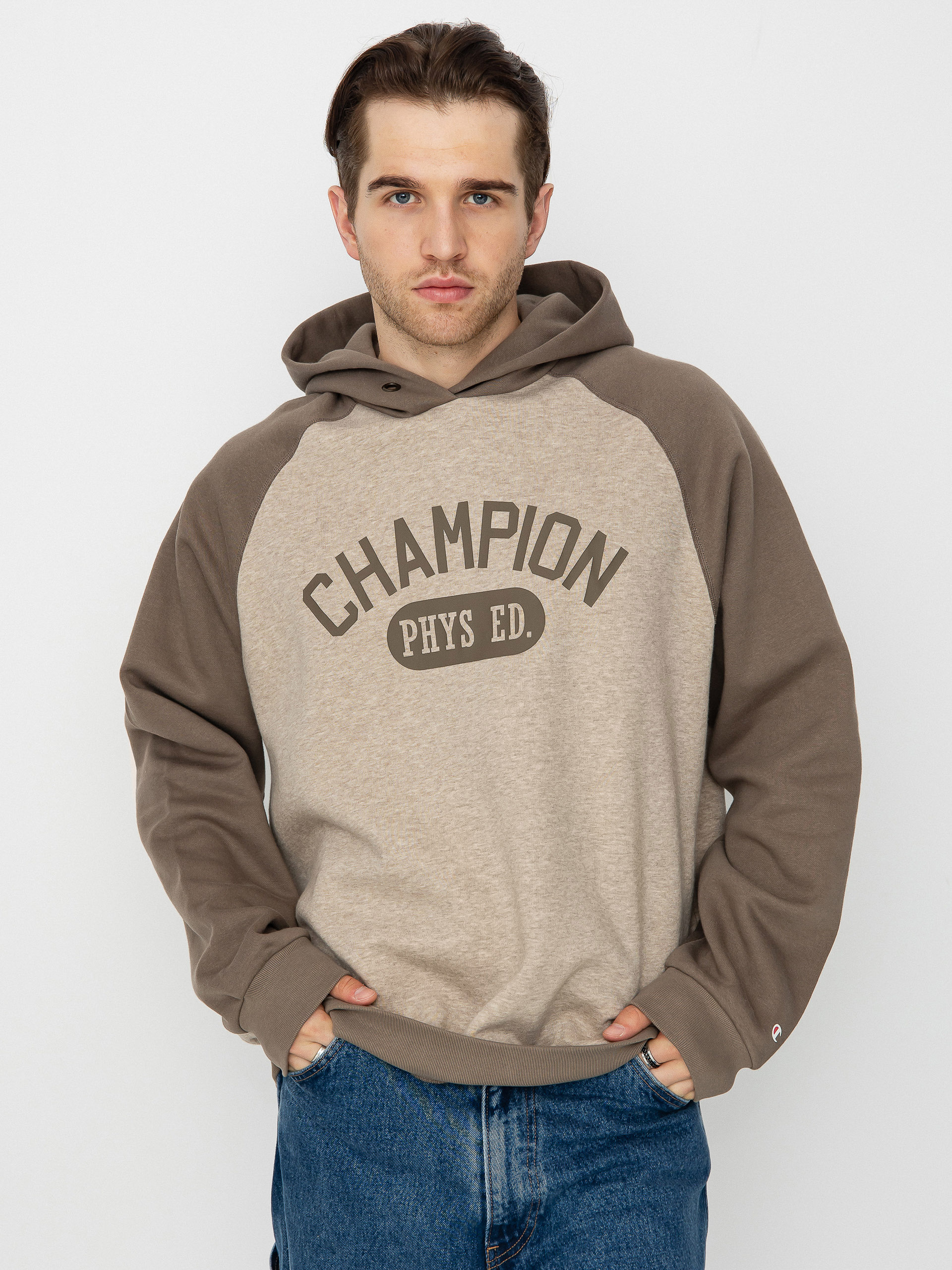 Mikina s kapucí Champion Legacy Hooded Sweatshirt 219169 HD (mdnm/lhb)