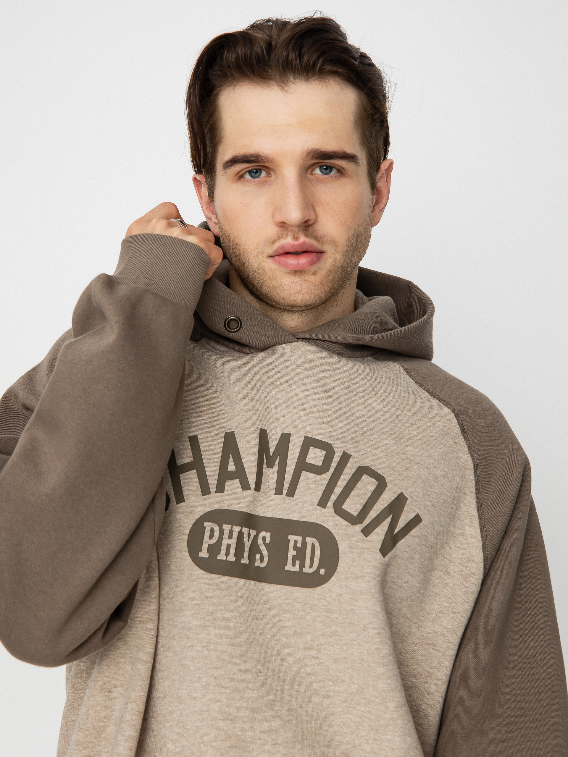 Mikina s kapucí Champion Legacy Hooded Sweatshirt 219169 HD (mdnm/lhb)
