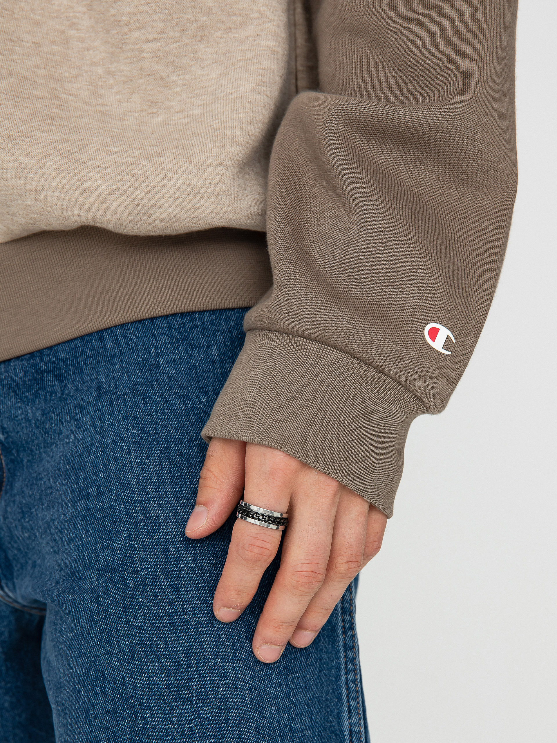 Mikina s kapucí Champion Legacy Hooded Sweatshirt 219169 HD (mdnm/lhb)