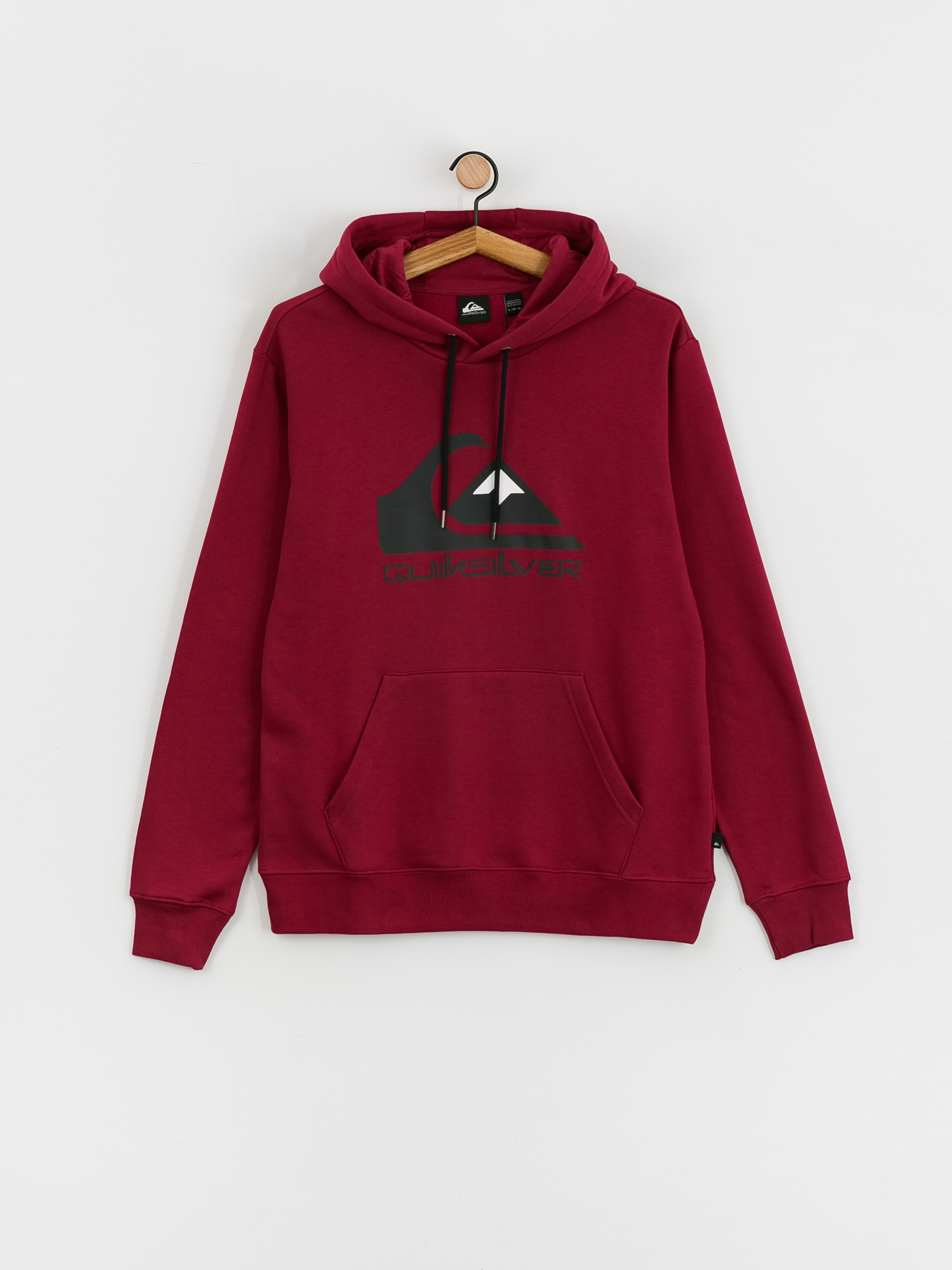 Mikina s kapucí Quiksilver Big Logo HD (tibetan red)