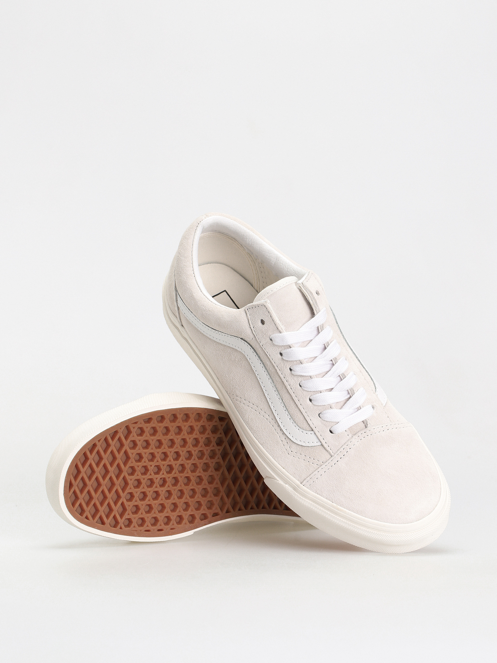Boty Vans Old Skool (pig suede blanc de blanc)
