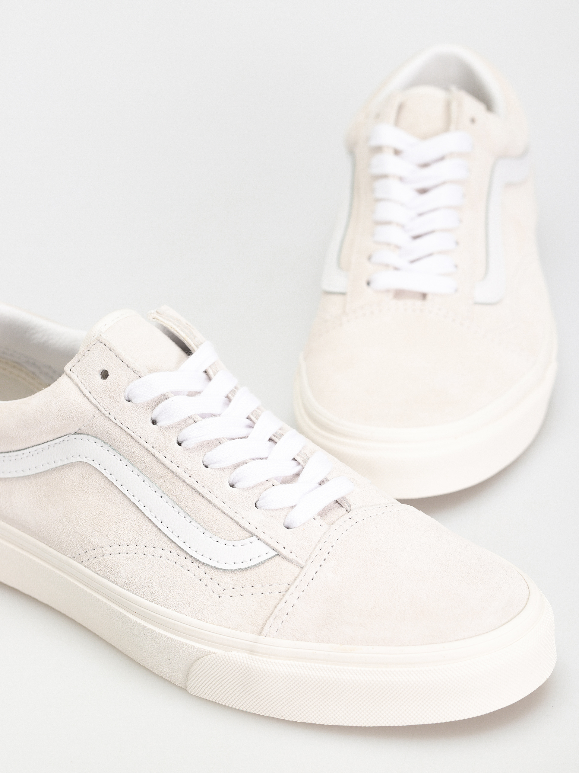 Boty Vans Old Skool (pig suede blanc de blanc)