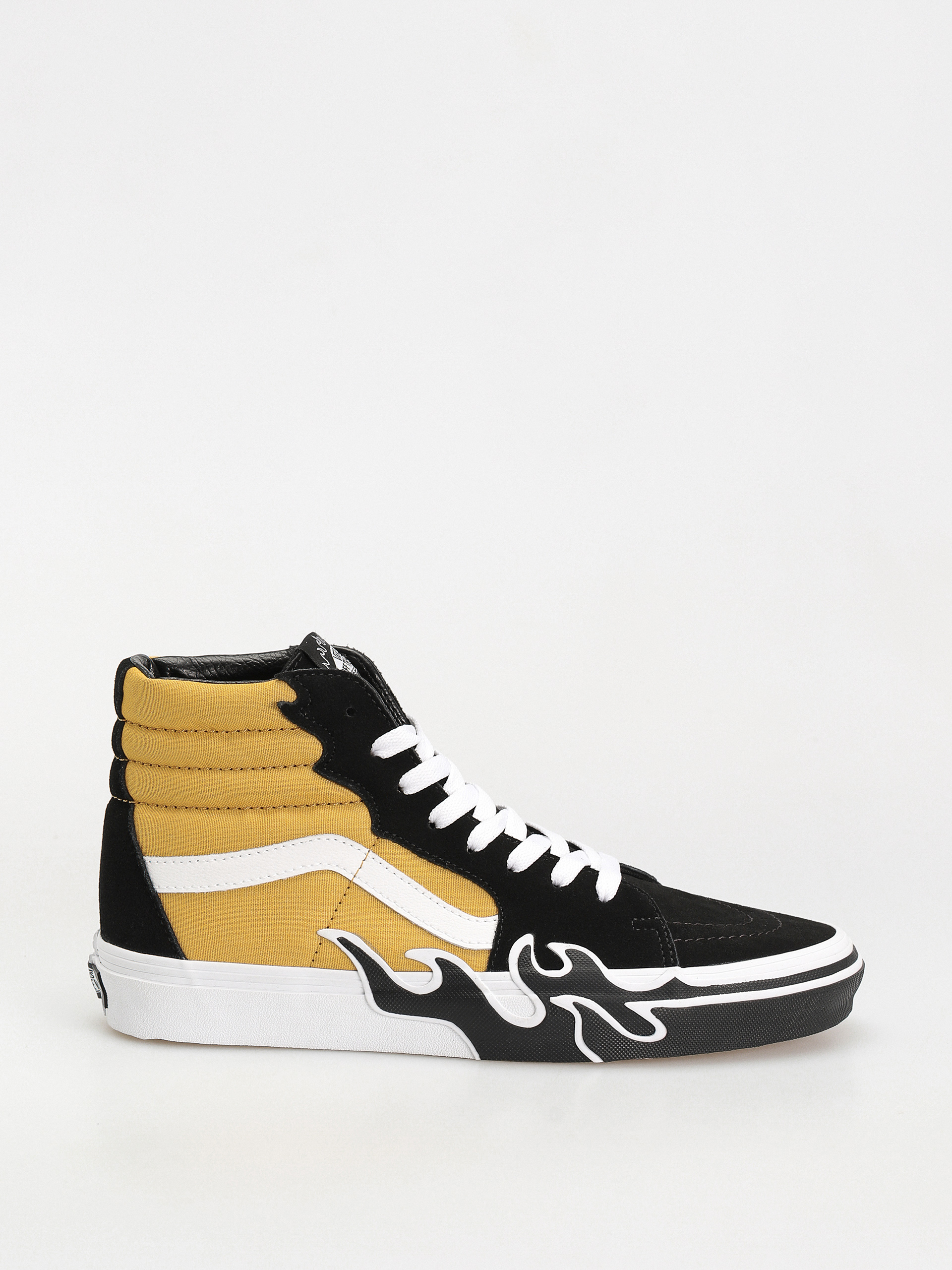 Boty Vans Sk8 Hi Flame (black/yellow)