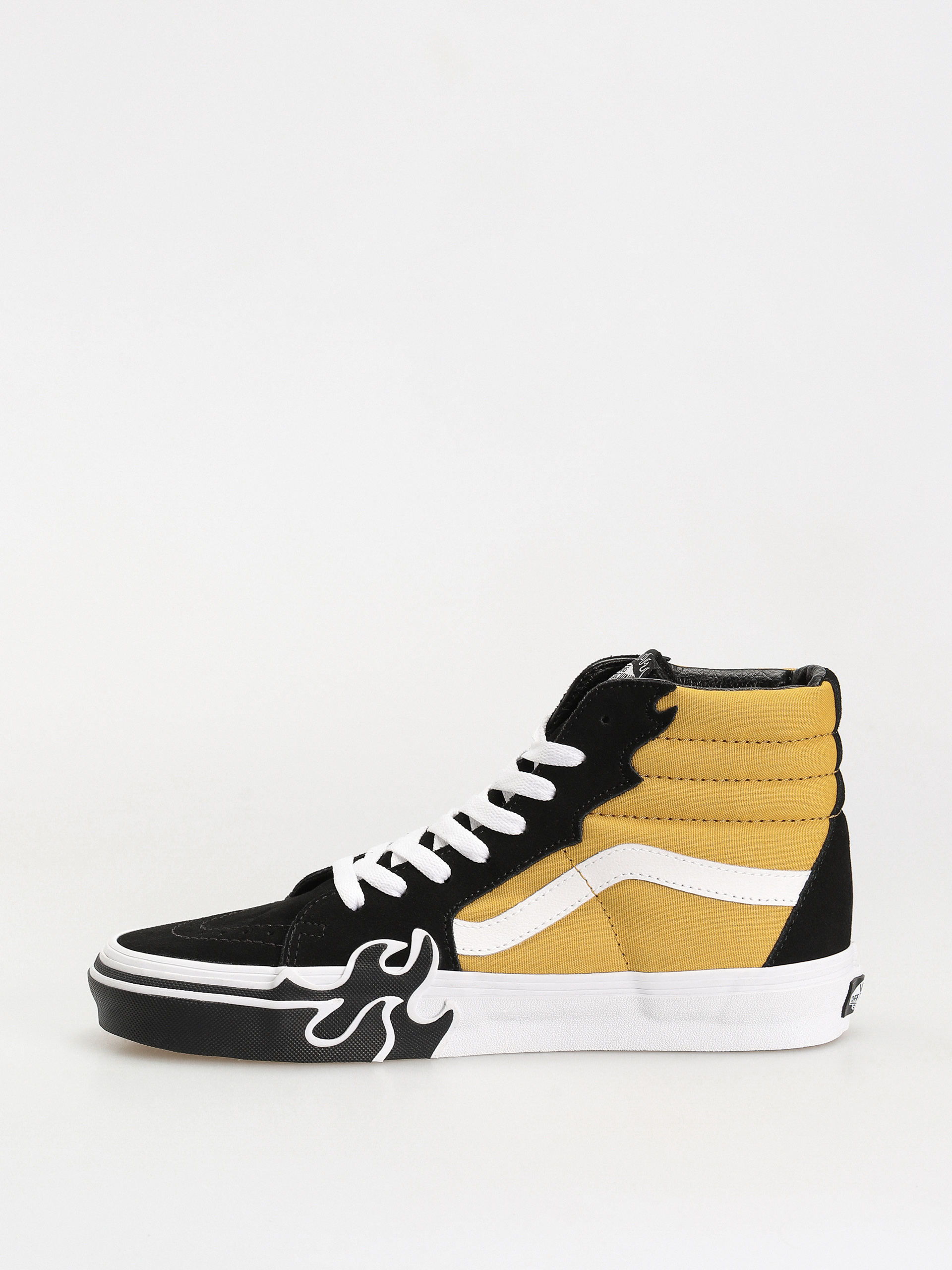 Boty Vans Sk8 Hi Flame (black/yellow)