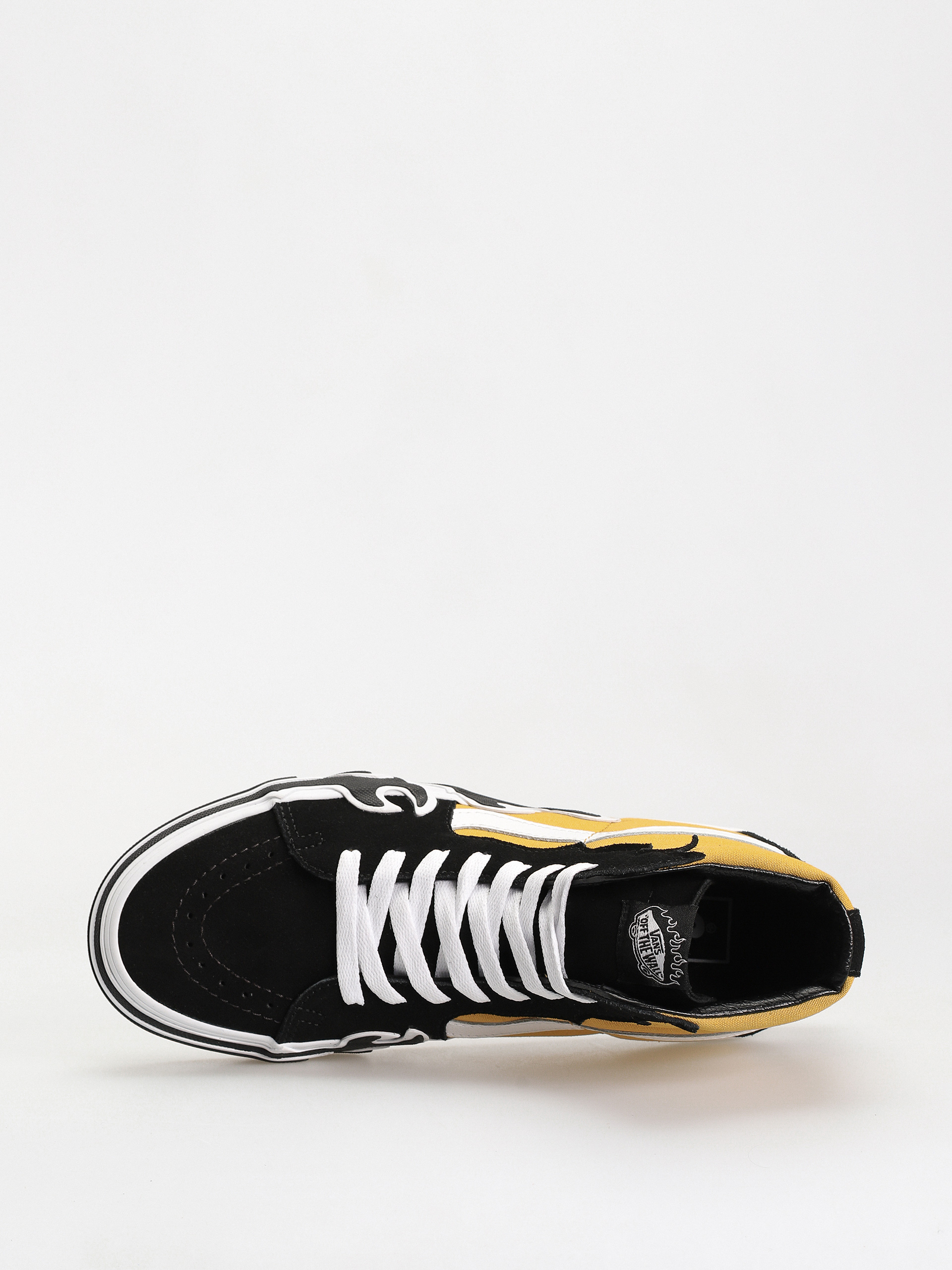 Boty Vans Sk8 Hi Flame (black/yellow)