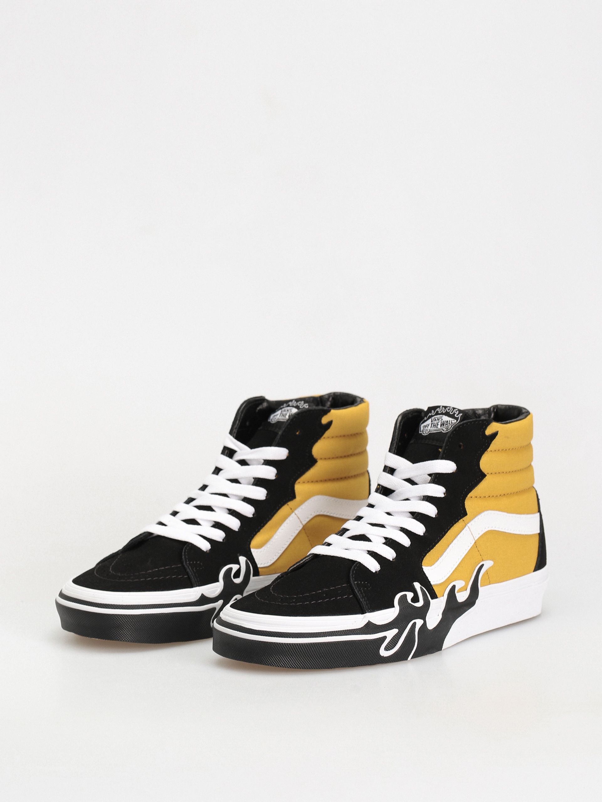 Boty Vans Sk8 Hi Flame (black/yellow)