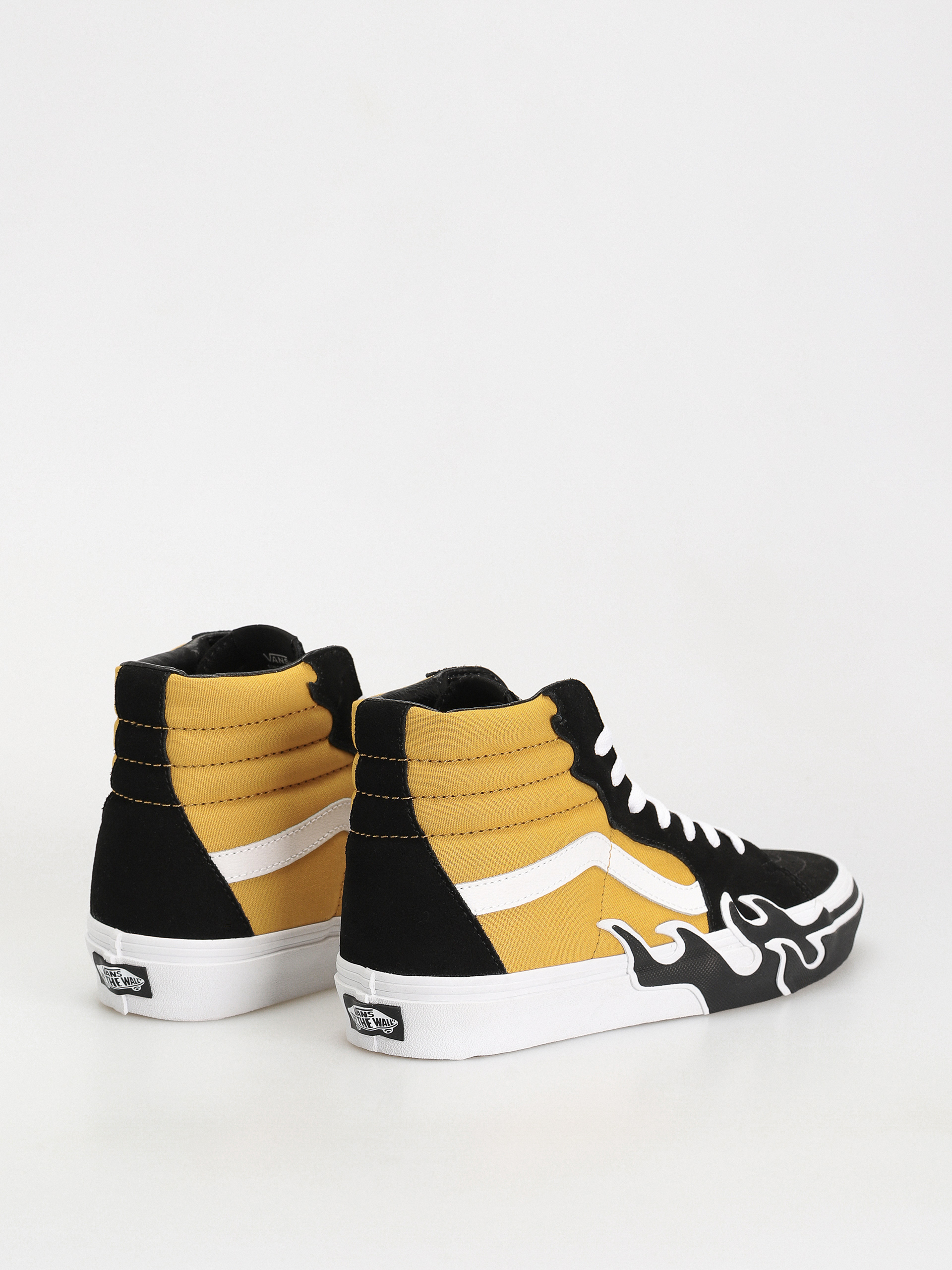 Boty Vans Sk8 Hi Flame (black/yellow)