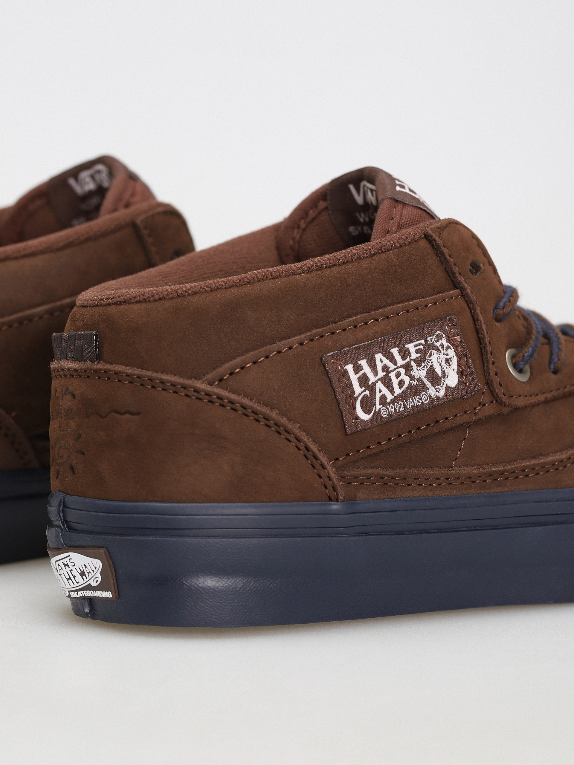 Boty Vans Skate Half Cab '92 (nick michel brown/navy)