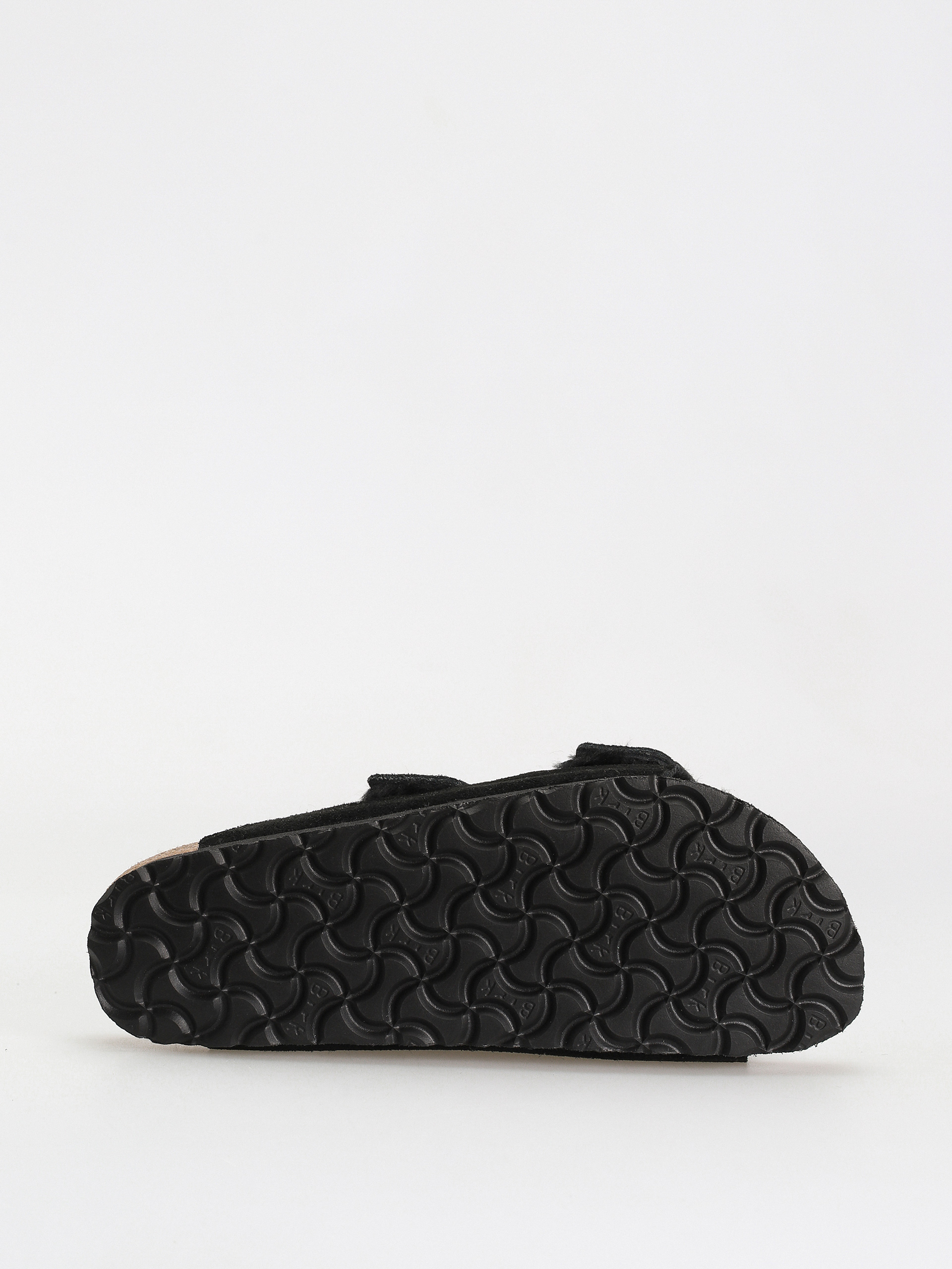 Plážovky Birkenstock Arizona Suede Leather Narrow Wmn (black)