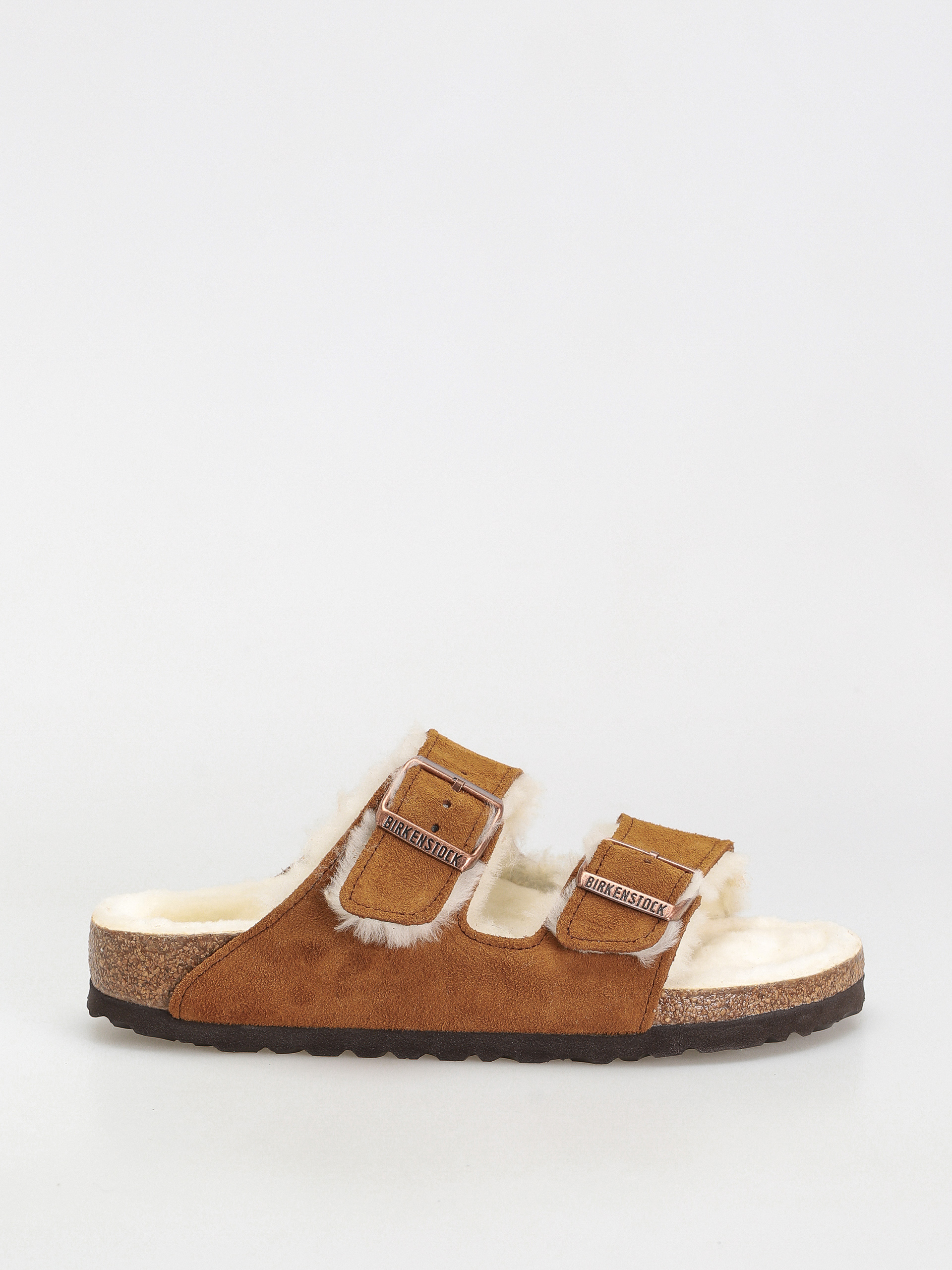Plu00e1u017eovky Birkenstock Arizona Suede Leather Narrow Wmn (mink)