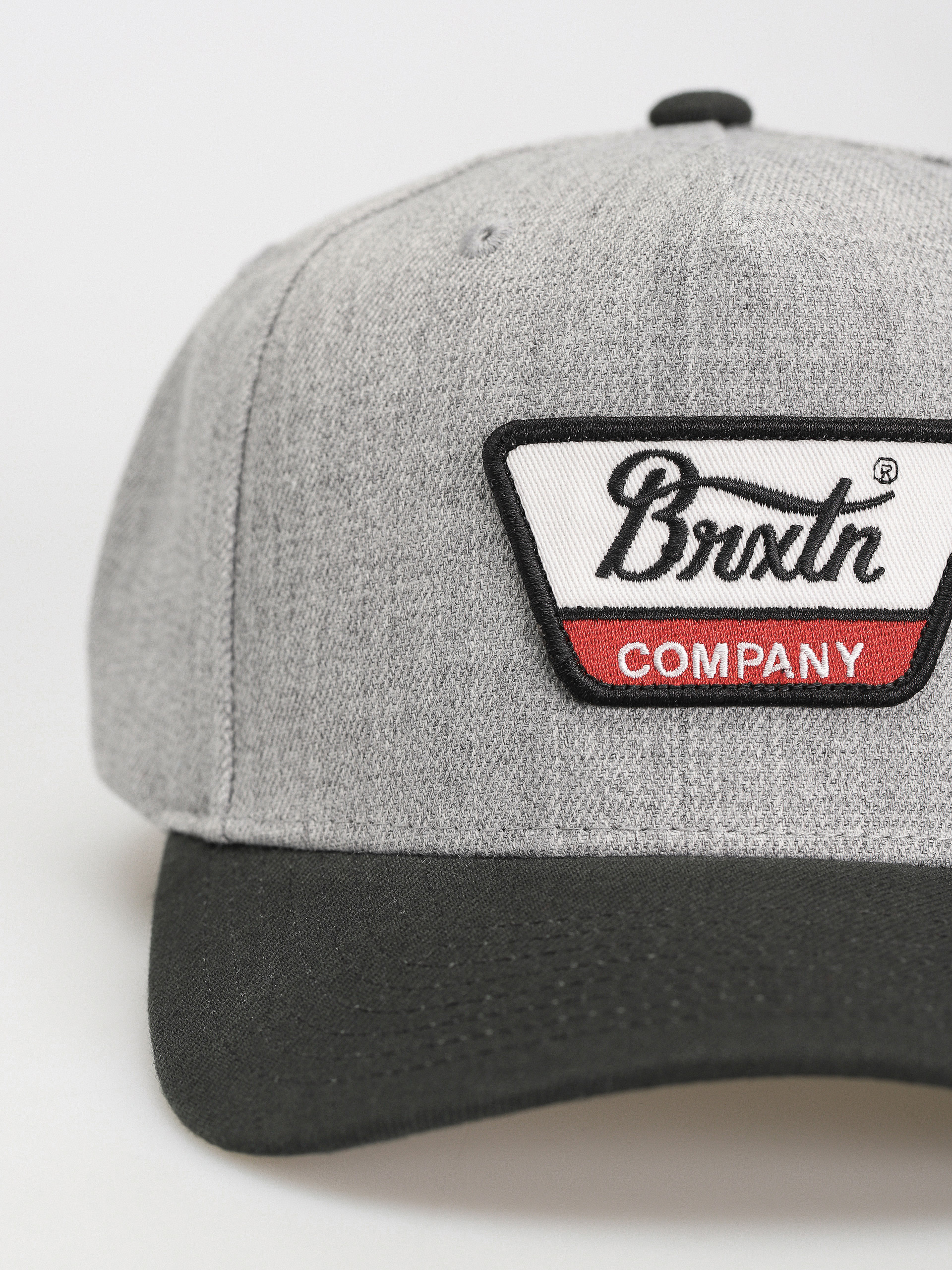 Kšiltovka  Brixton Linwood C Mp Snapback (heather grey/black)