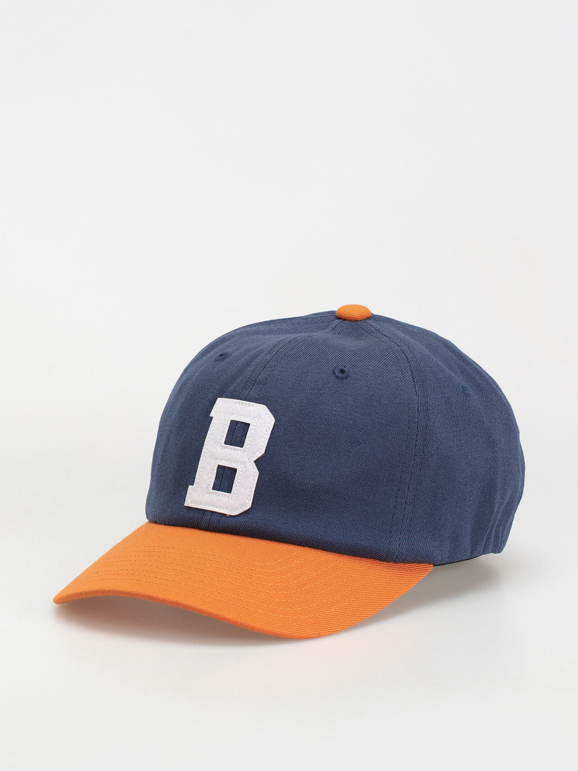 Kšiltovka  Brixton Reynolds Mp Stretch Fit (washed navy/paradise orange)