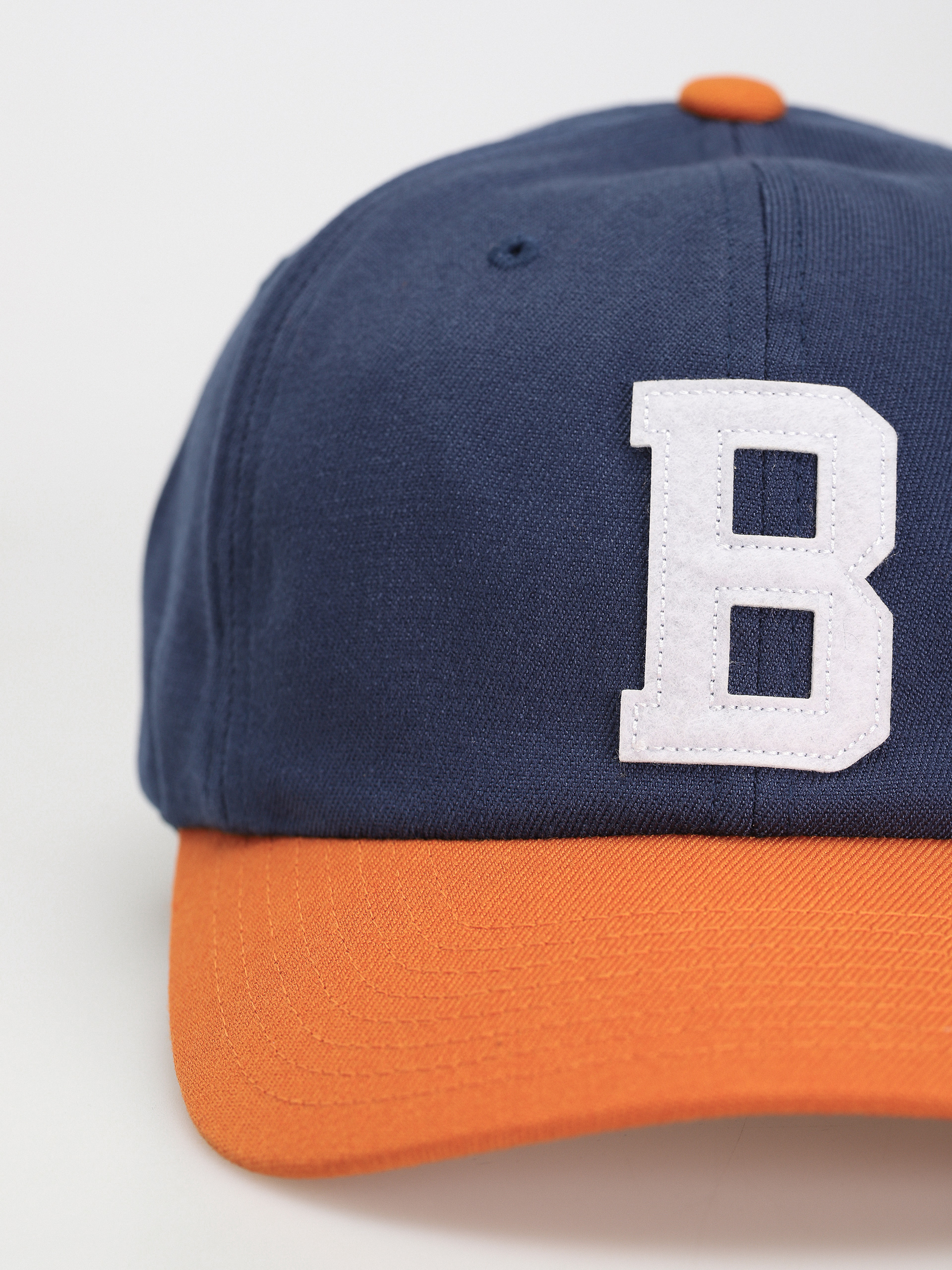 Kšiltovka  Brixton Reynolds Mp Stretch Fit (washed navy/paradise orange)