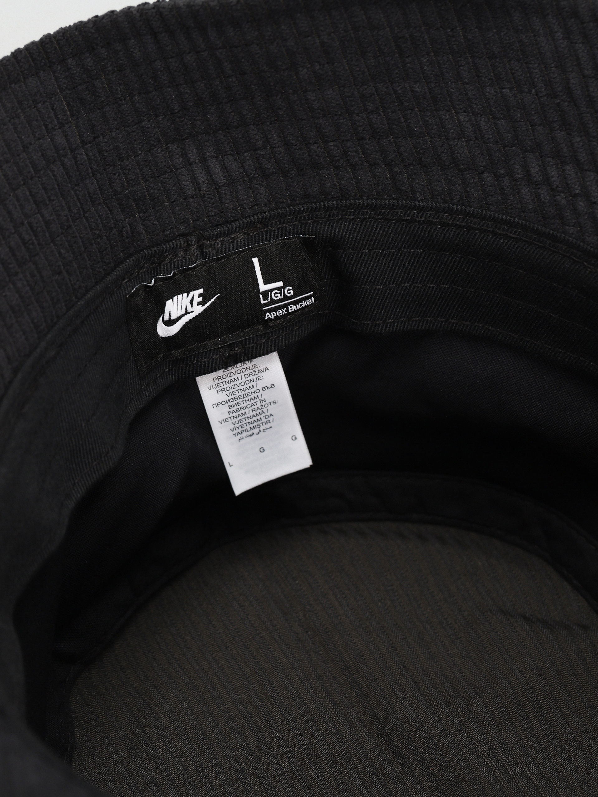 Klobouk Nike SB Apex Sq Cord L (black/black)