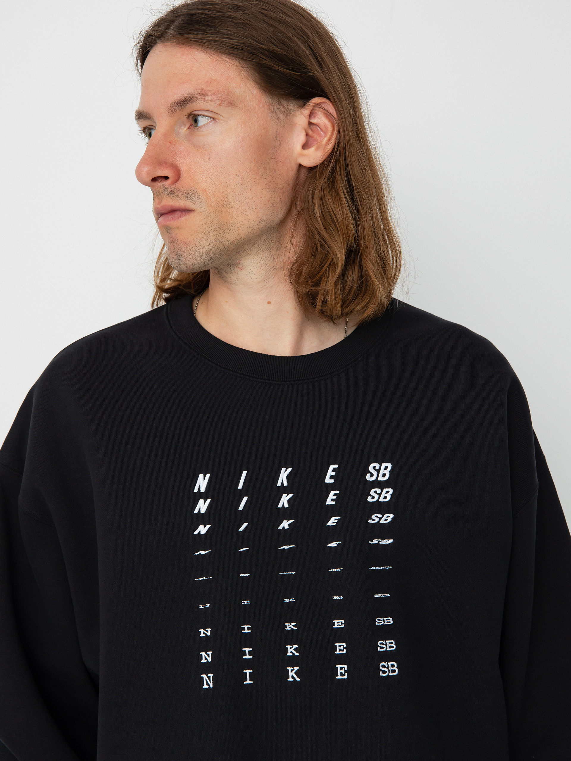 Mikina Nike SB Crew Fade Gfx (black)