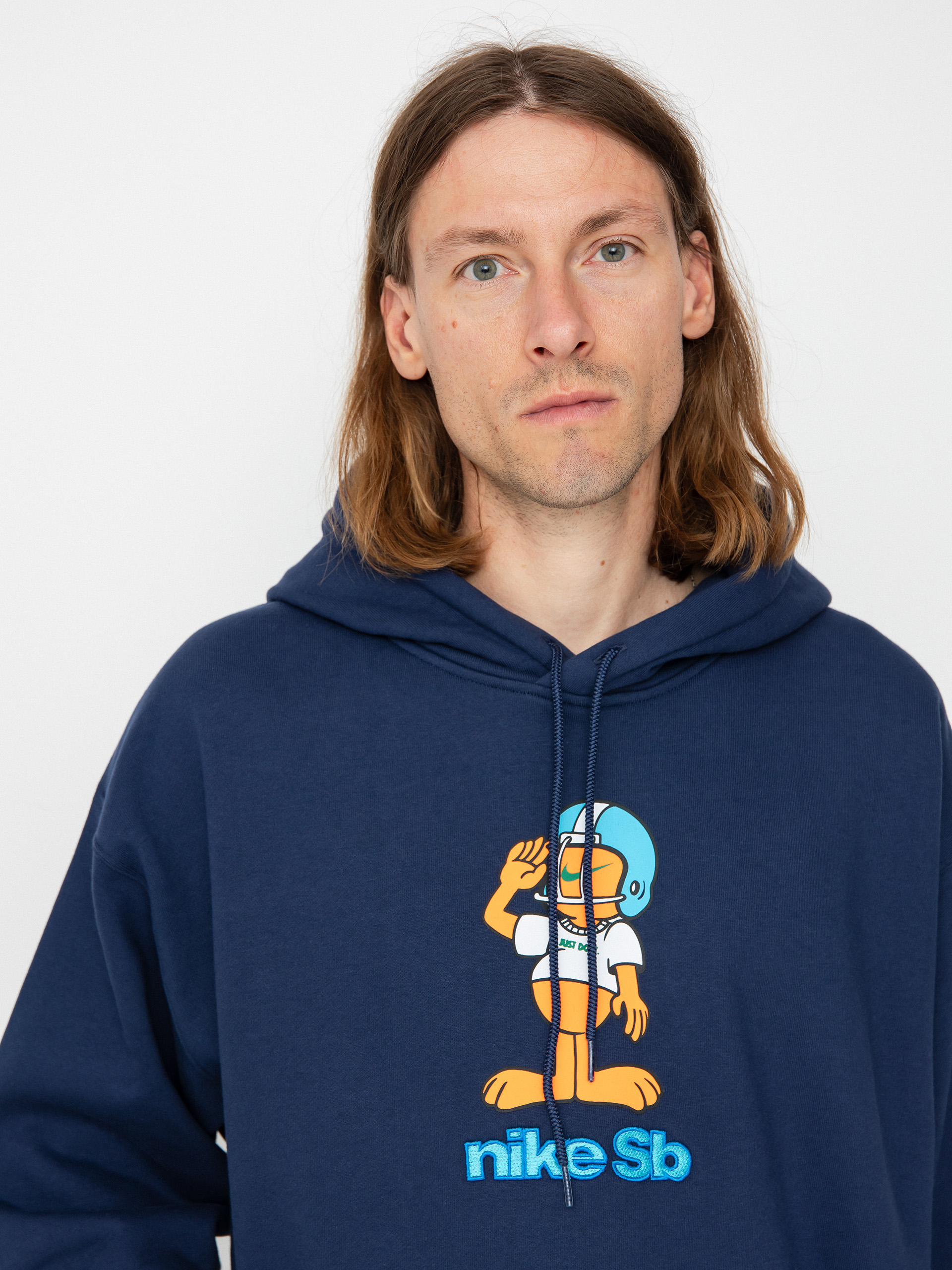 Mikina s kapucí Nike SB Salute GFX HD (midnight navy)