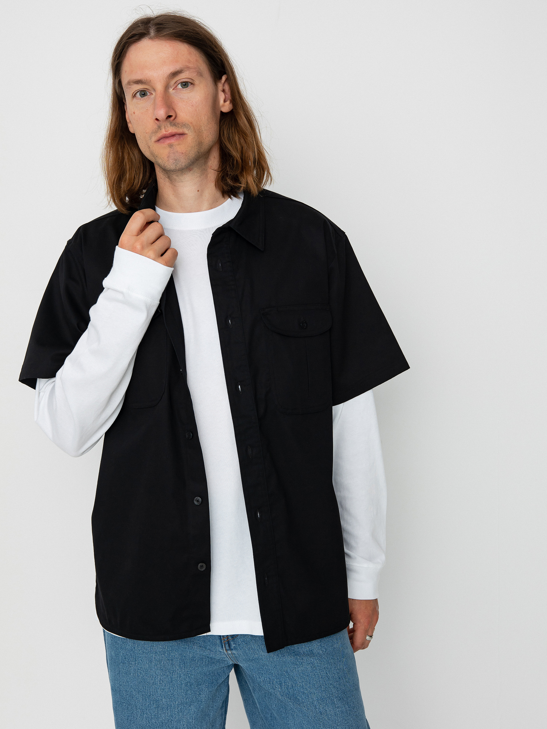 Košile Nike SB Tanglin (black)