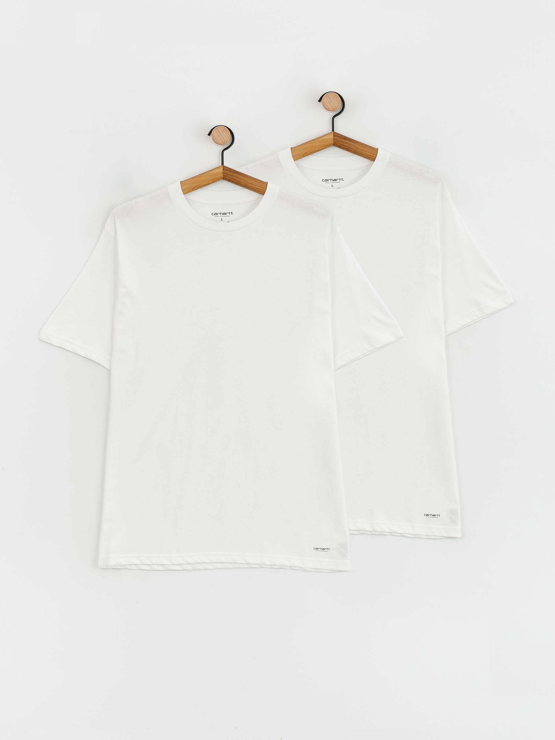 Tričko Carhartt WIP Standard Crew Neck 2-pack (white white)