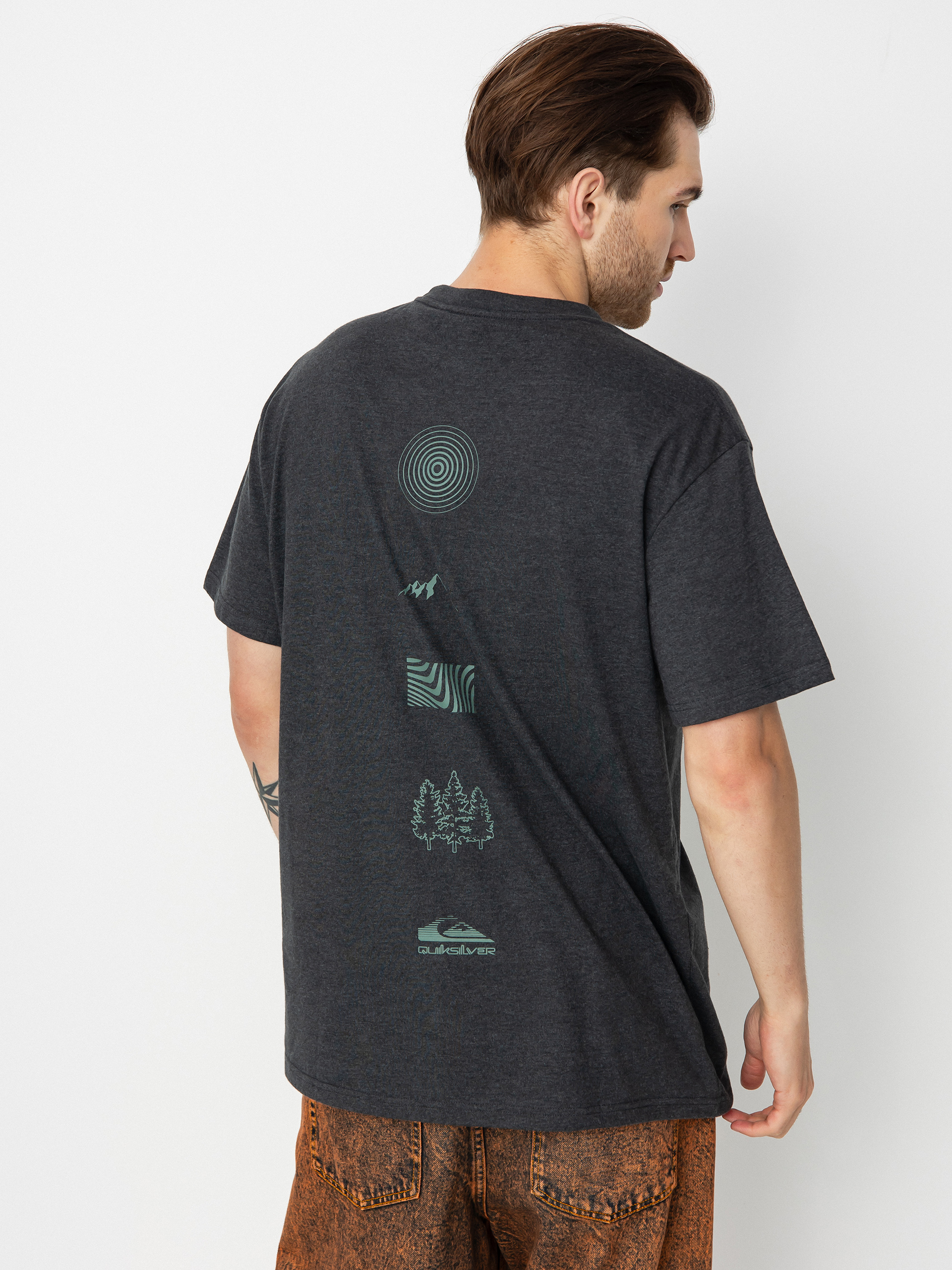 Tričko Quiksilver Fragments (phantom)