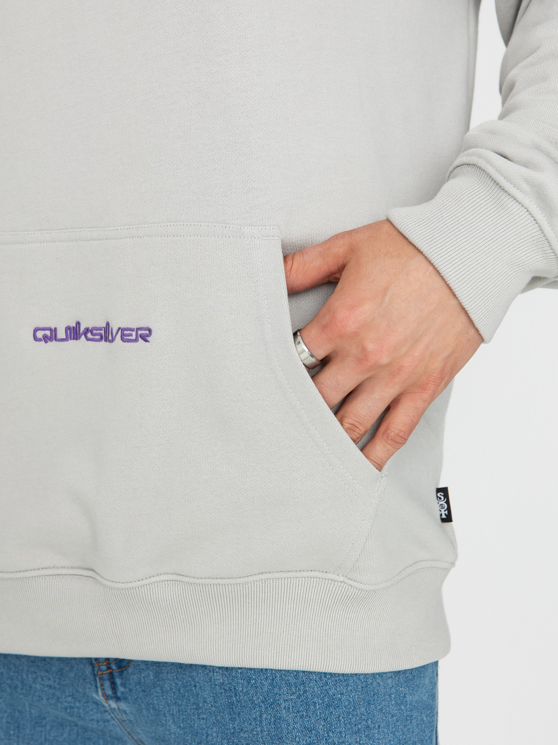 Mikina s kapucí Quiksilver Mercury HD (gray violet)