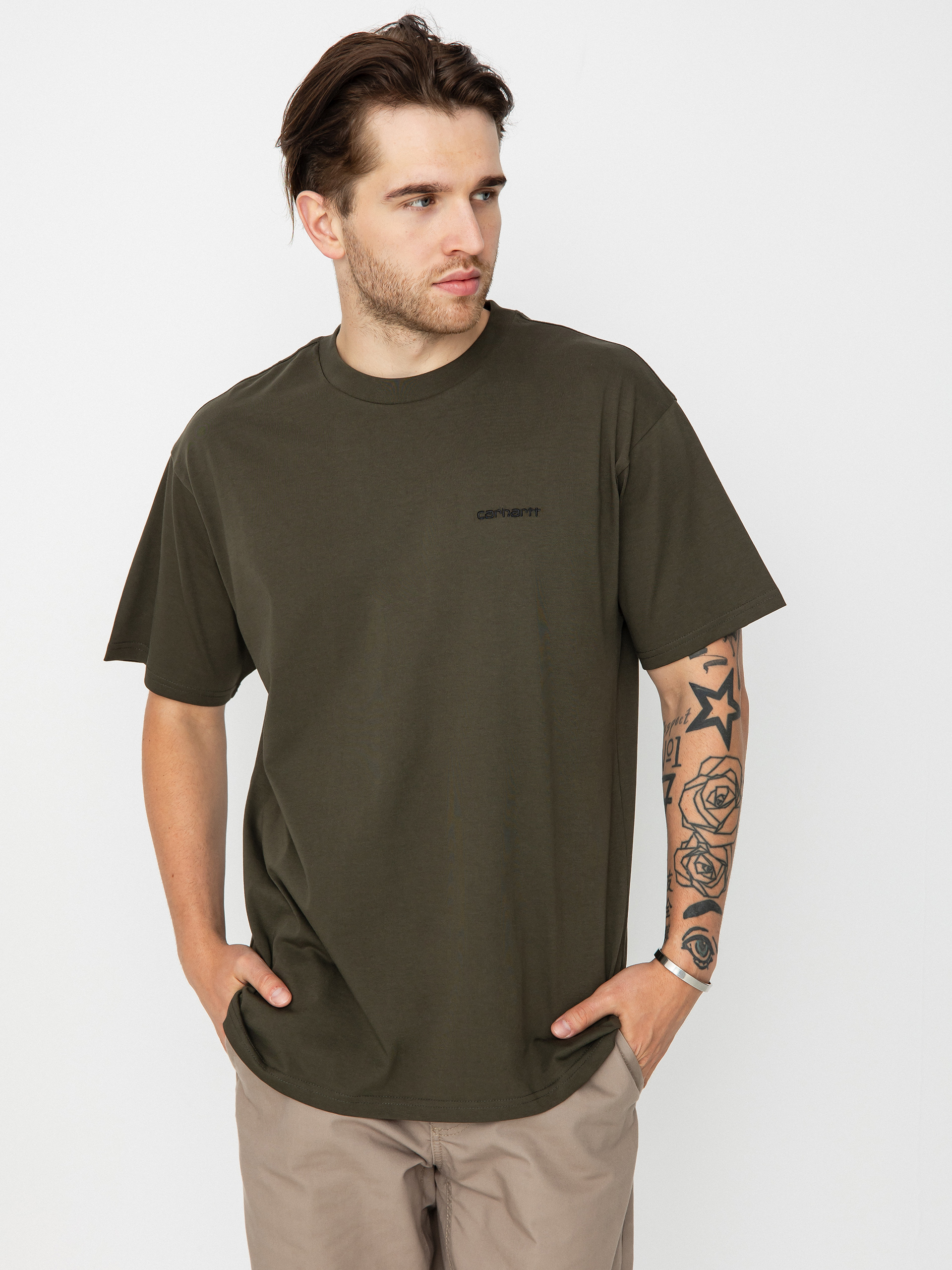 Triu010dko Carhartt WIP Script Embroidery (cypress/black)